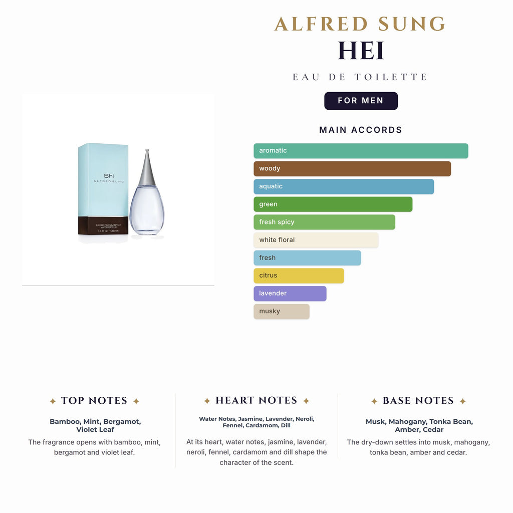 A. Sung Hei 3.4oz EDT Spray for Men