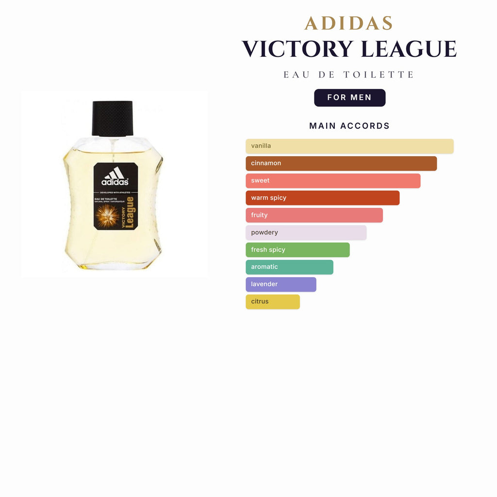 Adidas Victory League 3.4oz EDT Spray for Men
