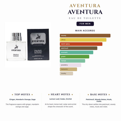 Aventura 3.4 EDT Spy for Men