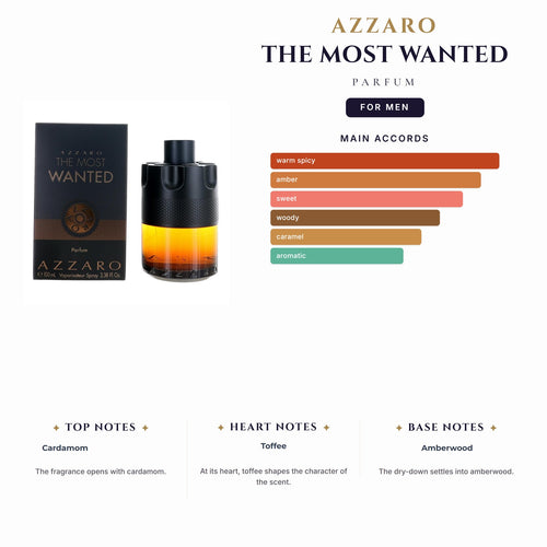 Azzaro The Most Wanted 3.4oz Parfum Spray for Men