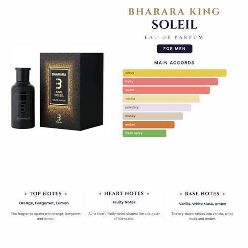 Bharara King Soleil 3.4oz EDP Spray for Men