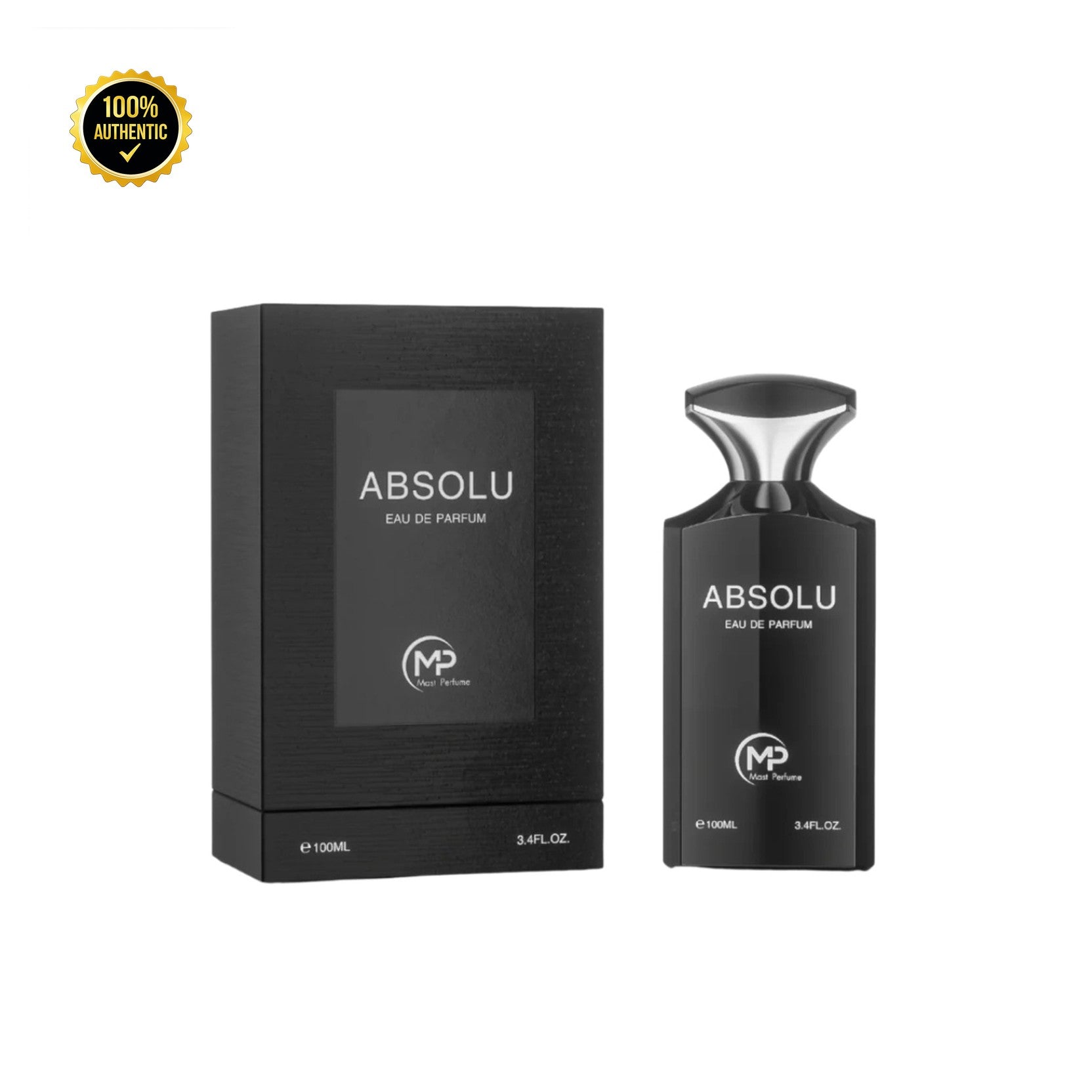 Bharara Mast Absolu Black 3.4oz EDP Spray for Men