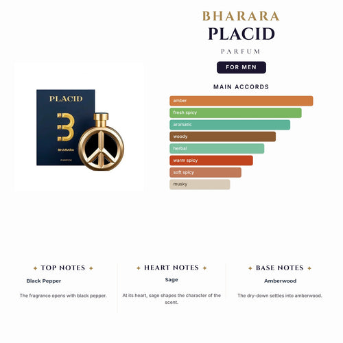 Bharara Placid 3.4oz Parfum Spray for Men