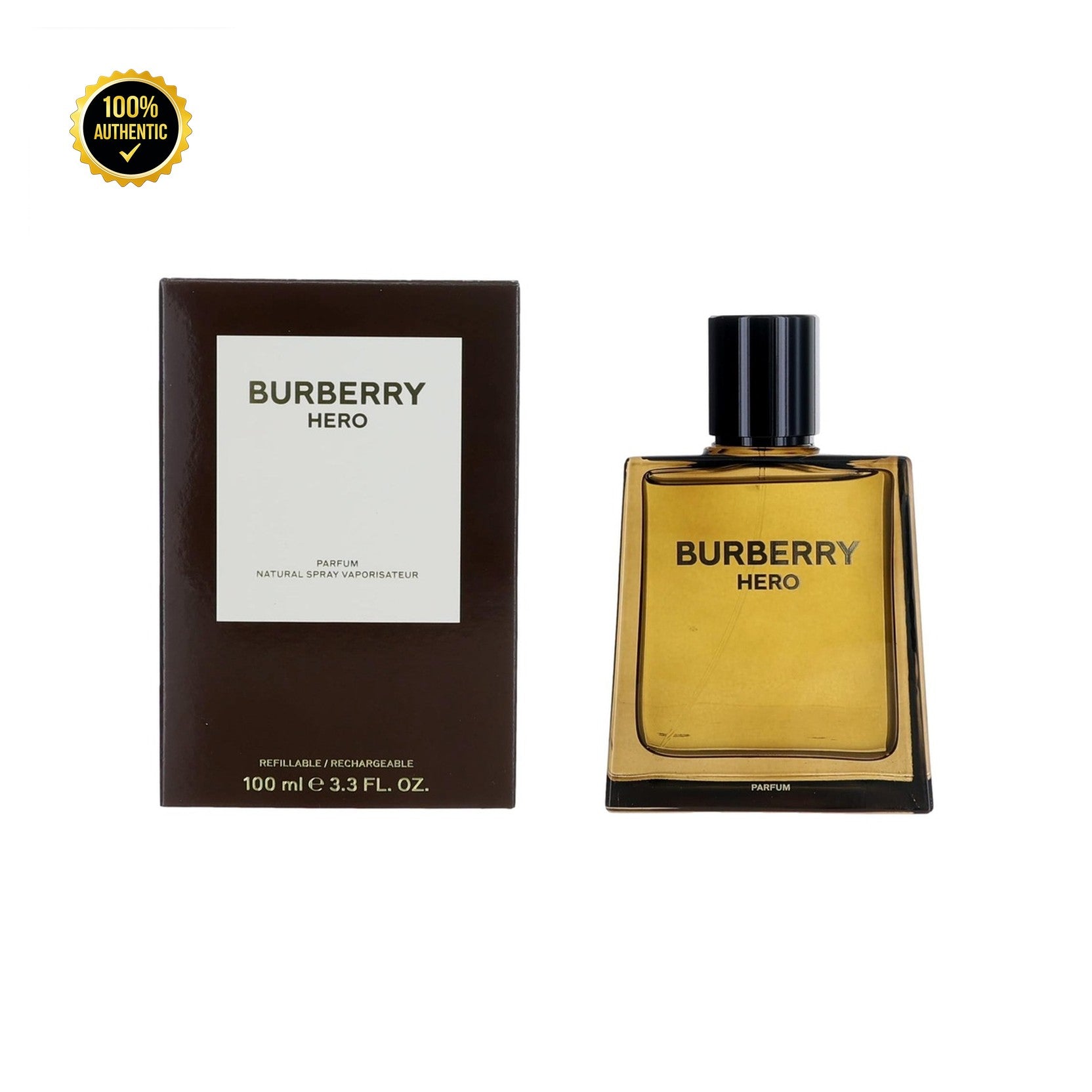 Burberry Hero 3.4oz Parfum Spray for Men