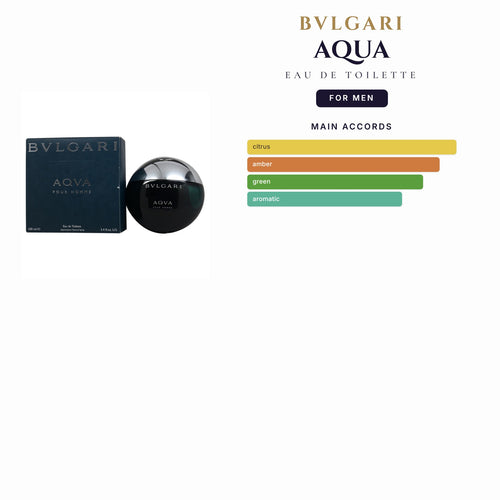 Bvlgari Aqua 3.4oz EDT Spray for Men