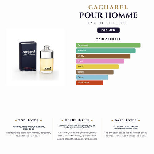 Cacharel Pour Homme 3.4oz EDT Spy for Men