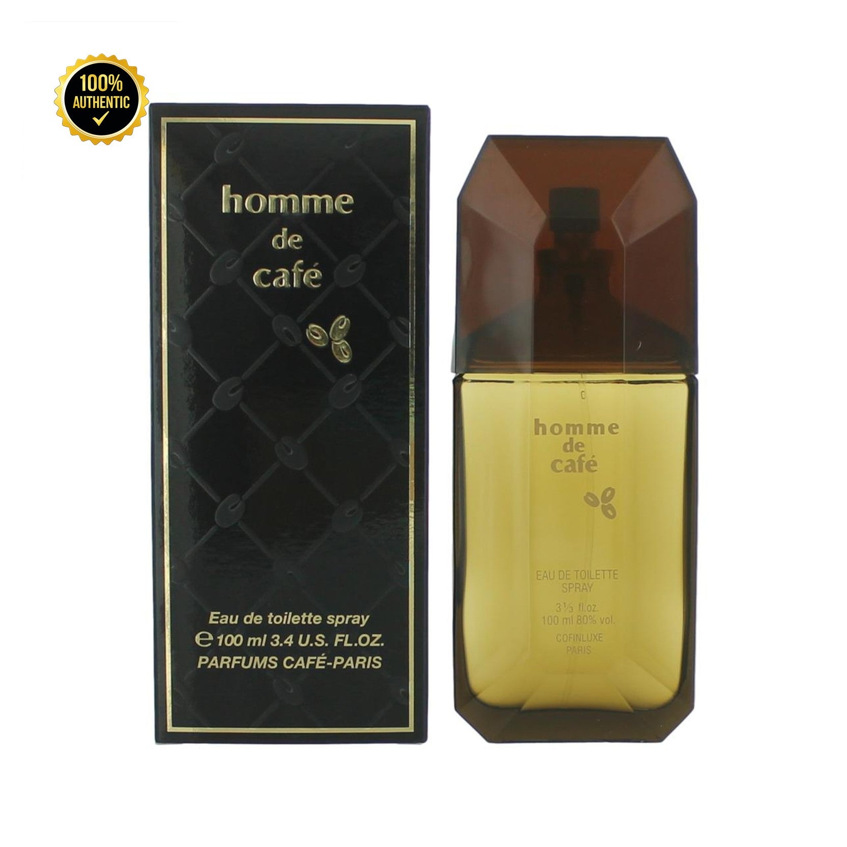 Cafe De Homme 3.3oz EDT Spray for Men