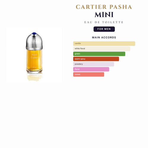 Cartier Pasha Mini  0.5oz EDT Spray (Must Buy Complete Box) for Men