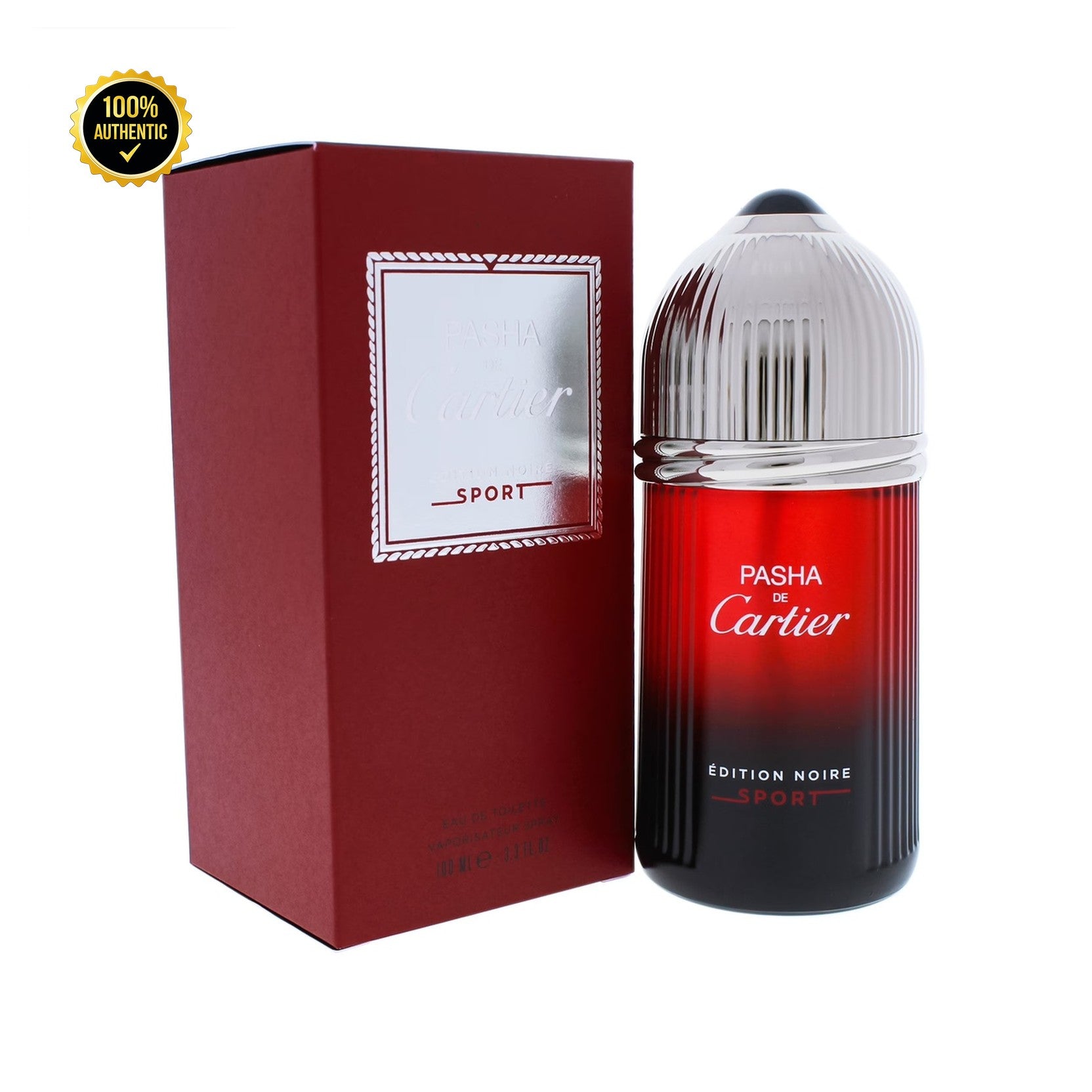 Cartier Pasha Noir Sport 3.4oz EDT Spray for Men