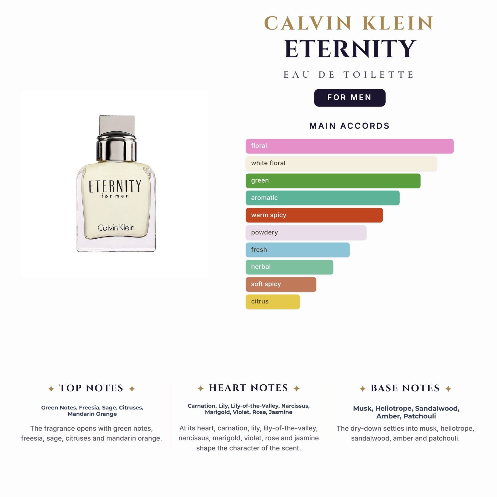 Ck- Eternity 6.7oz EDT Spray for Men