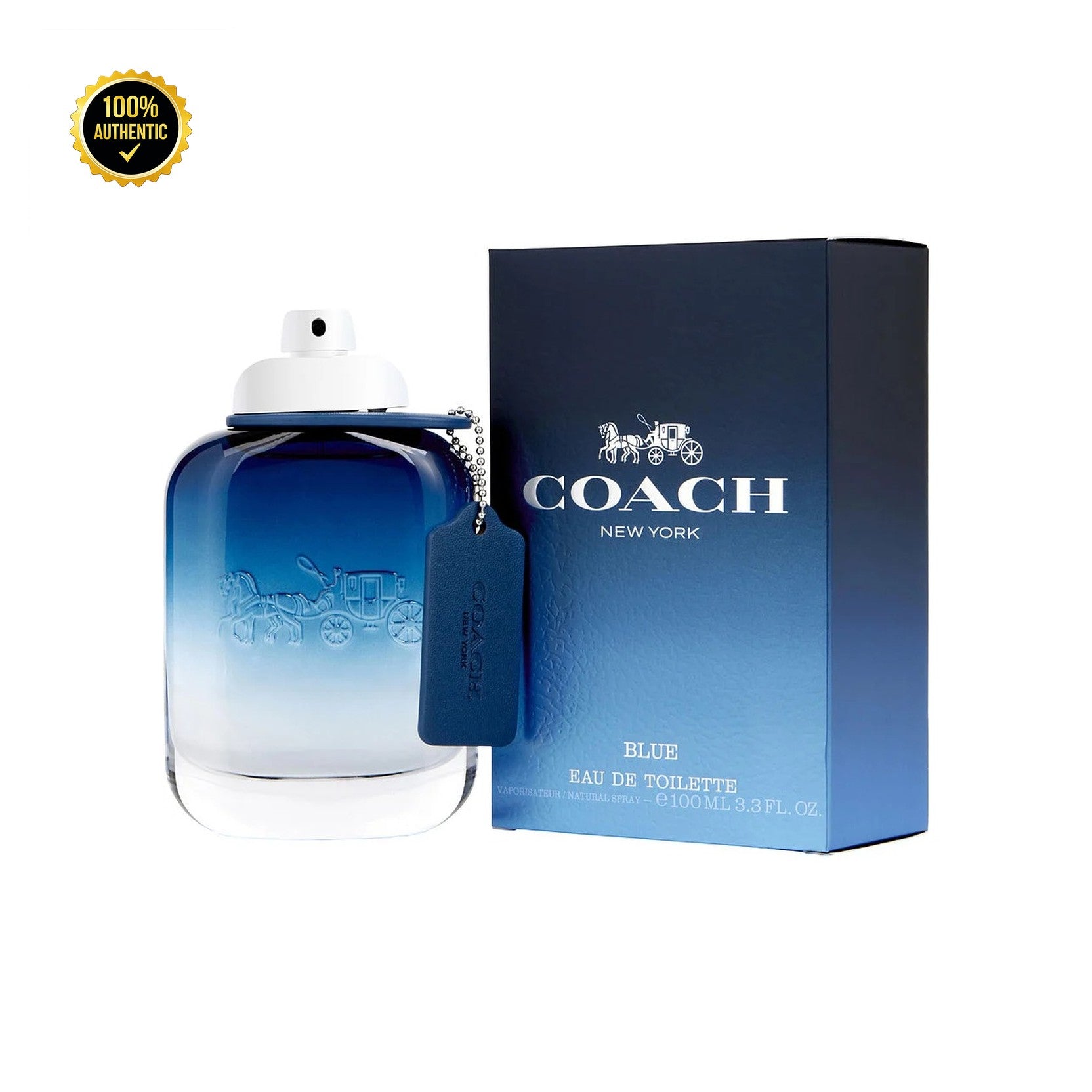 Coach Blue 3.4oz EDT Spray for Men