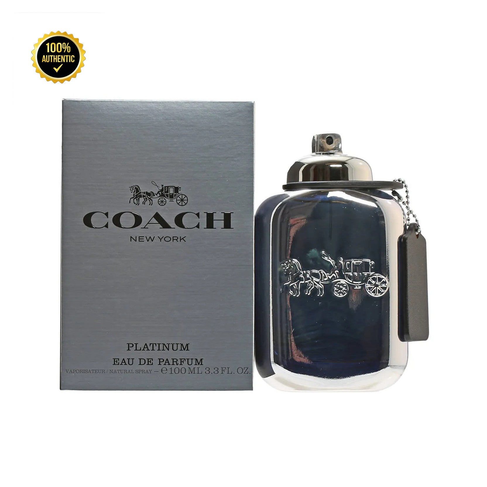 Coach Platinum 3.4oz EDP Spray for Men