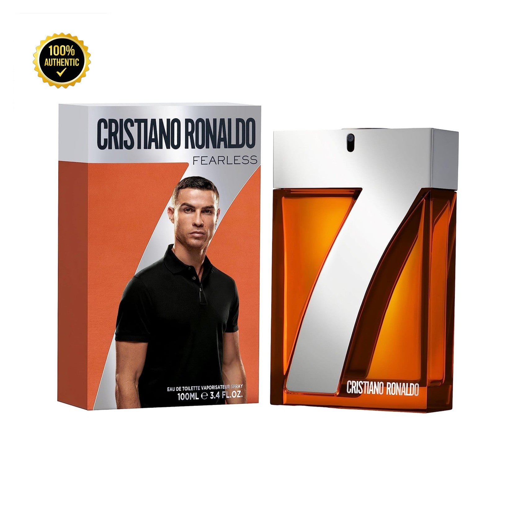 Cristiano Ronaldo Cr7 Fearless 3.4oz EDT Spray for Men