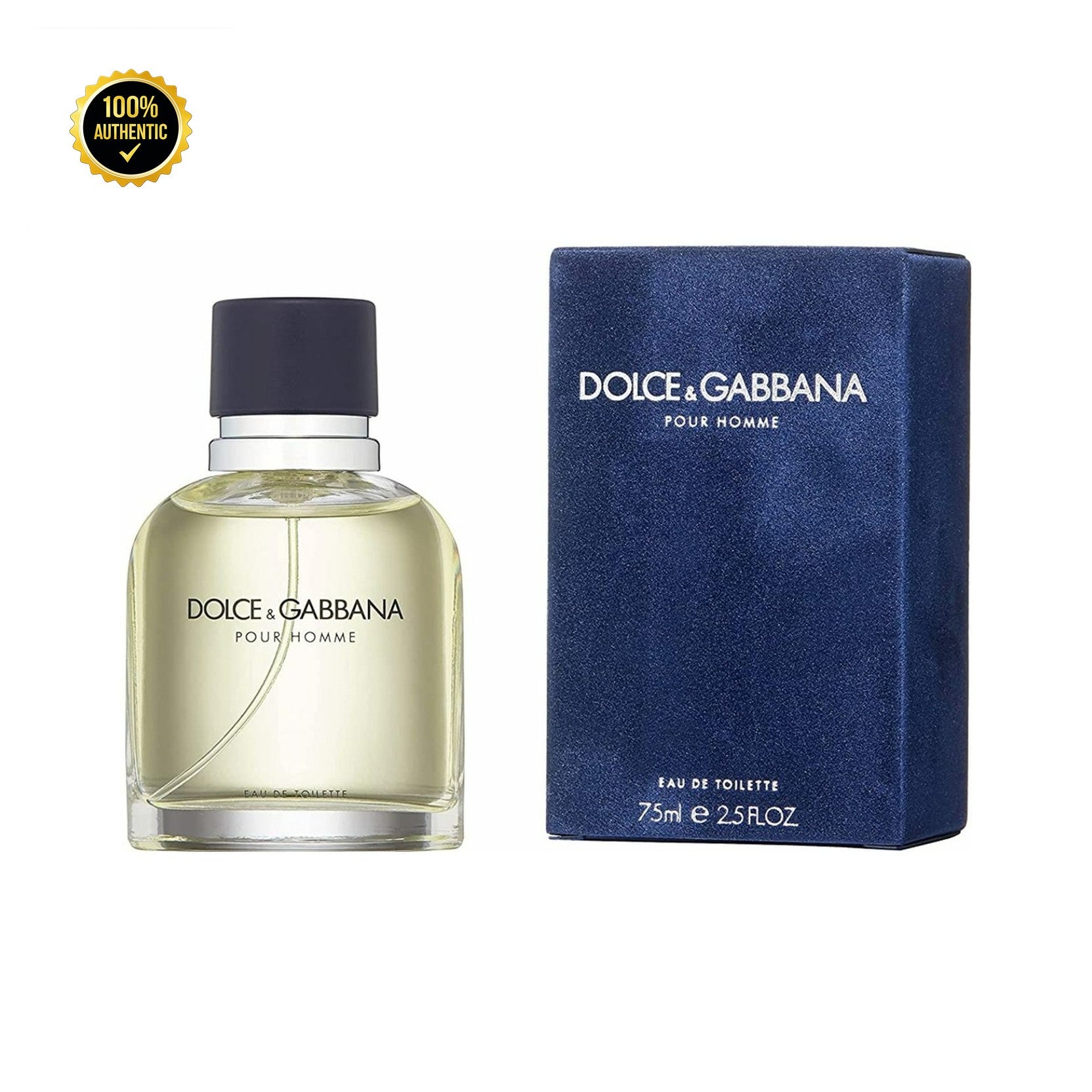 D&G Pour Homme 2.5oz EDT Spray for Men