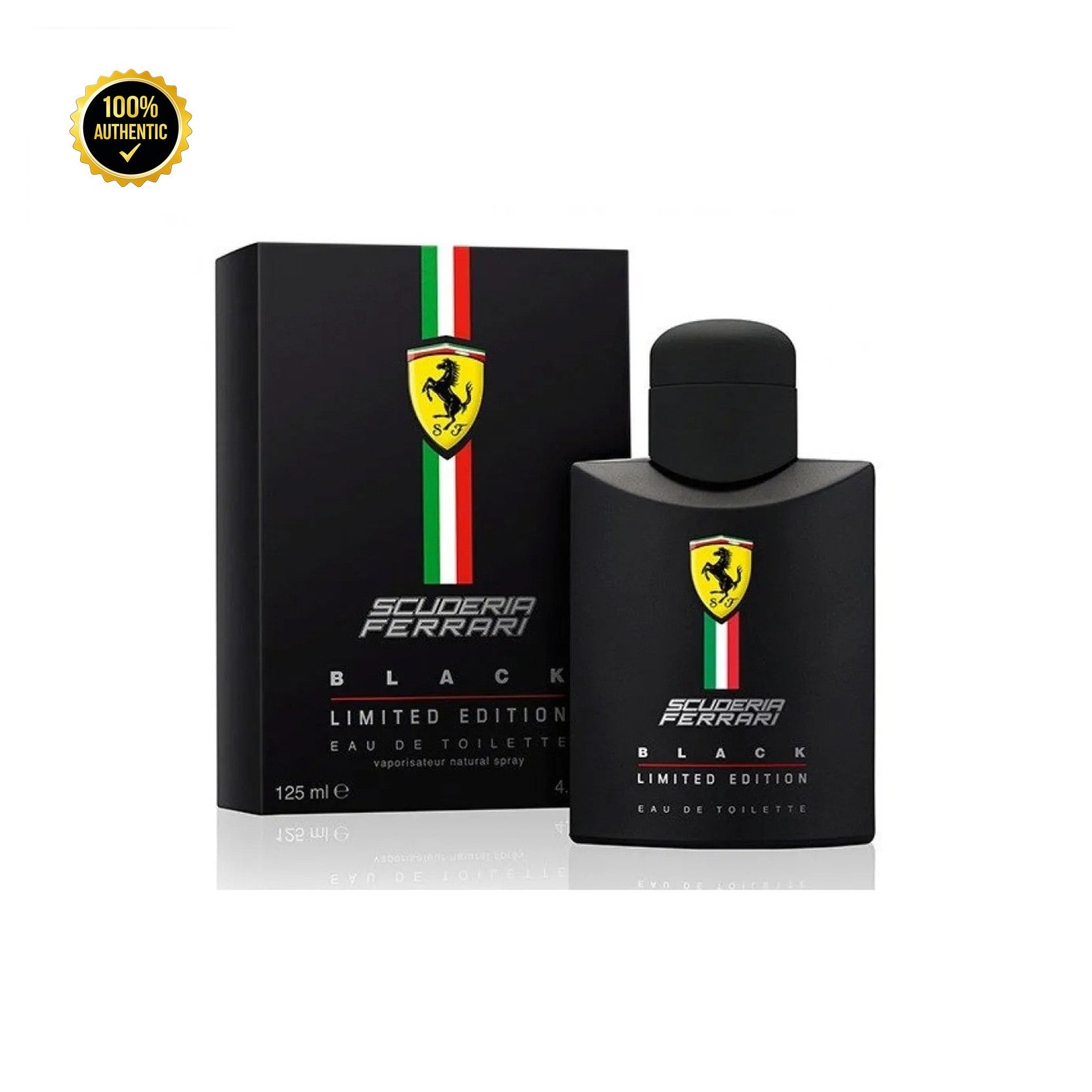 Ferrari Scuderia Black Mini 0.13oz (Must Buy Case 12) for Men