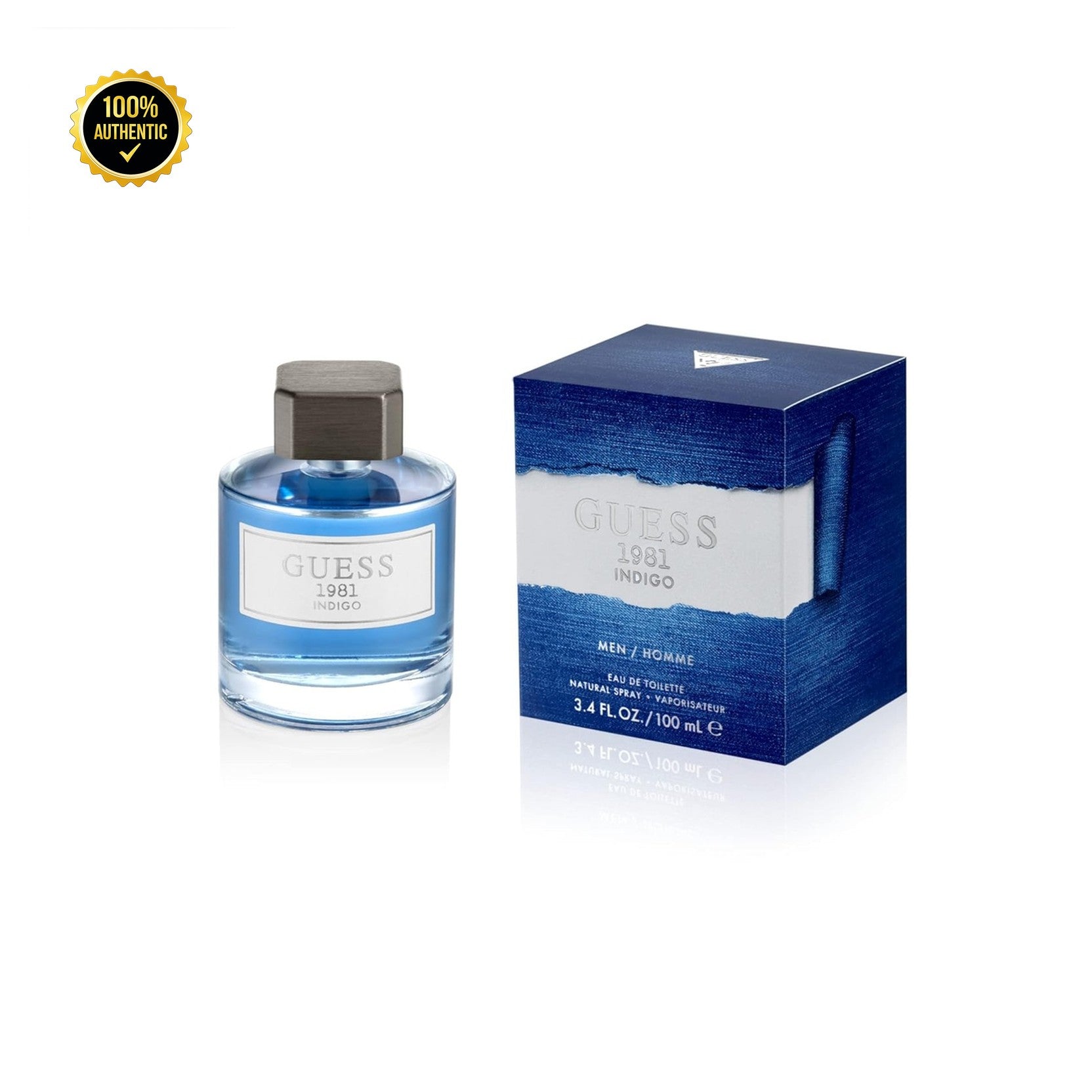 Guess 1981 Indigo 3.4oz EDT Spray for Men