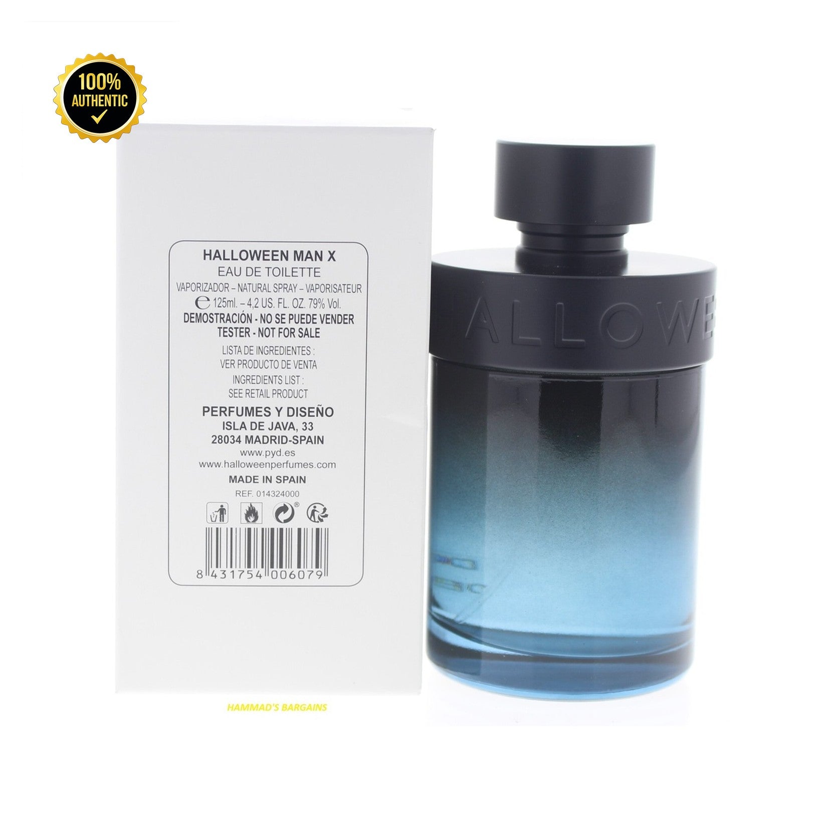 Halloween Man X 4.2oz EDT Spray for Men