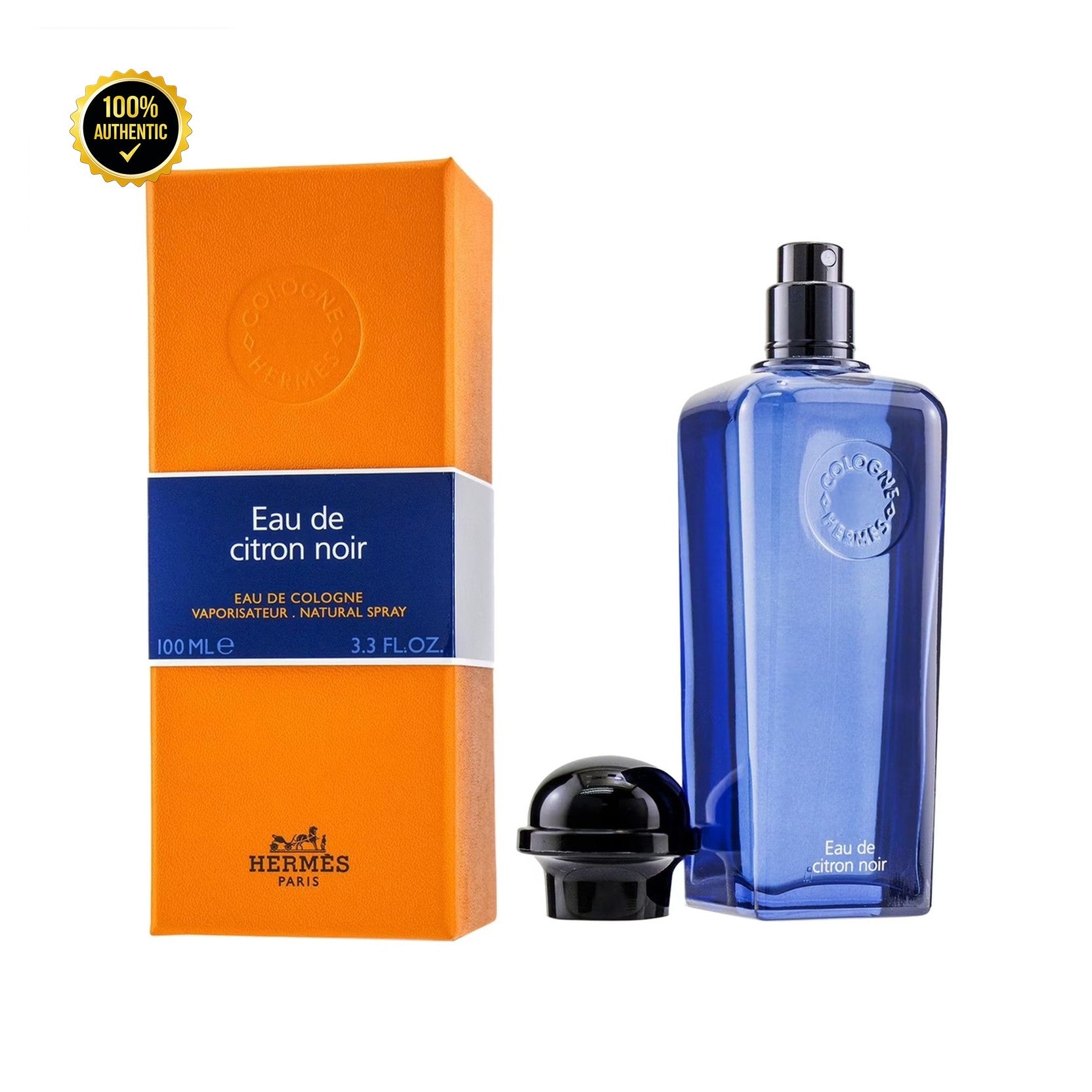 Hermes Citron Noir 3.4oz EDC Spray for Men