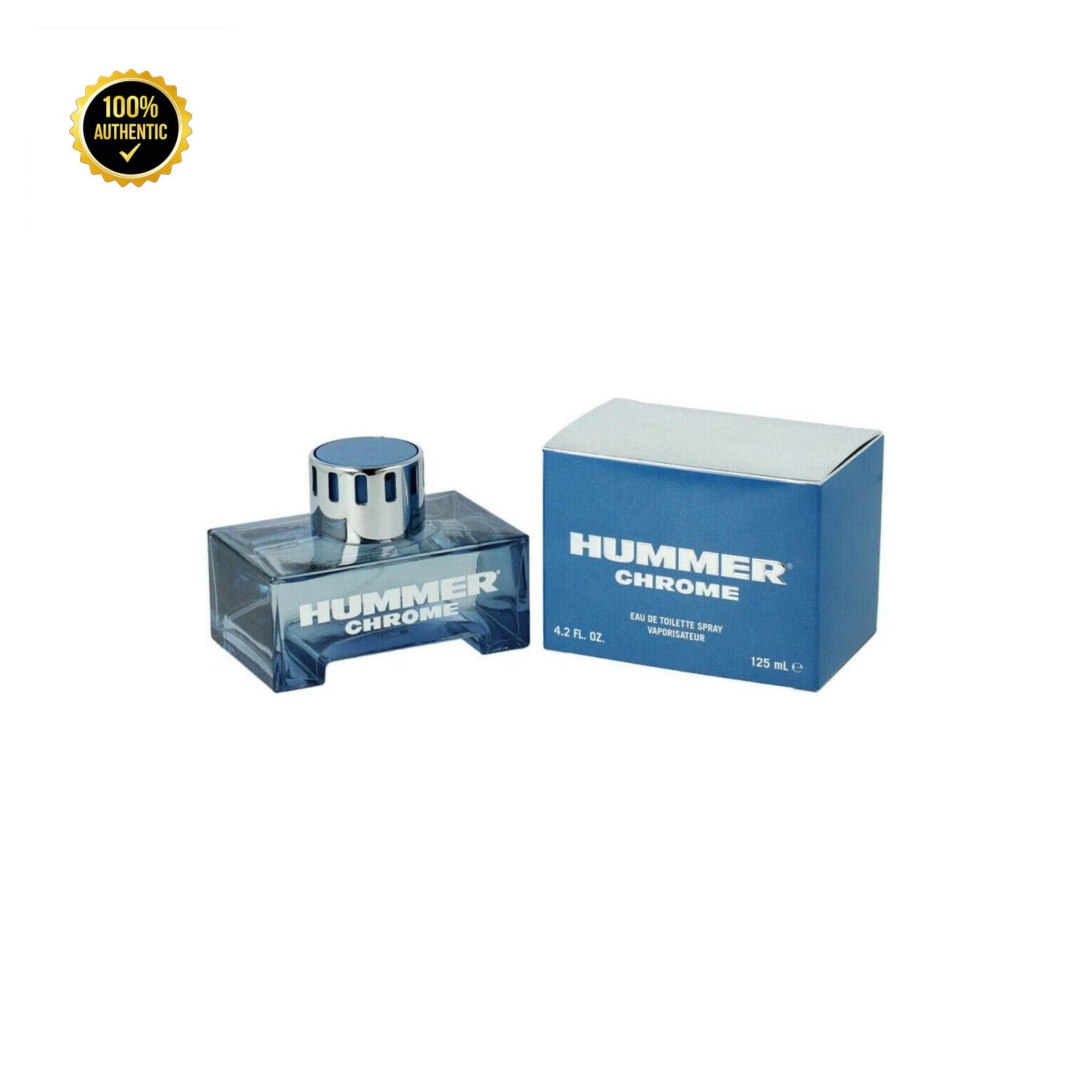 Hummer Chrome 4.2oz EDT Spray for Men