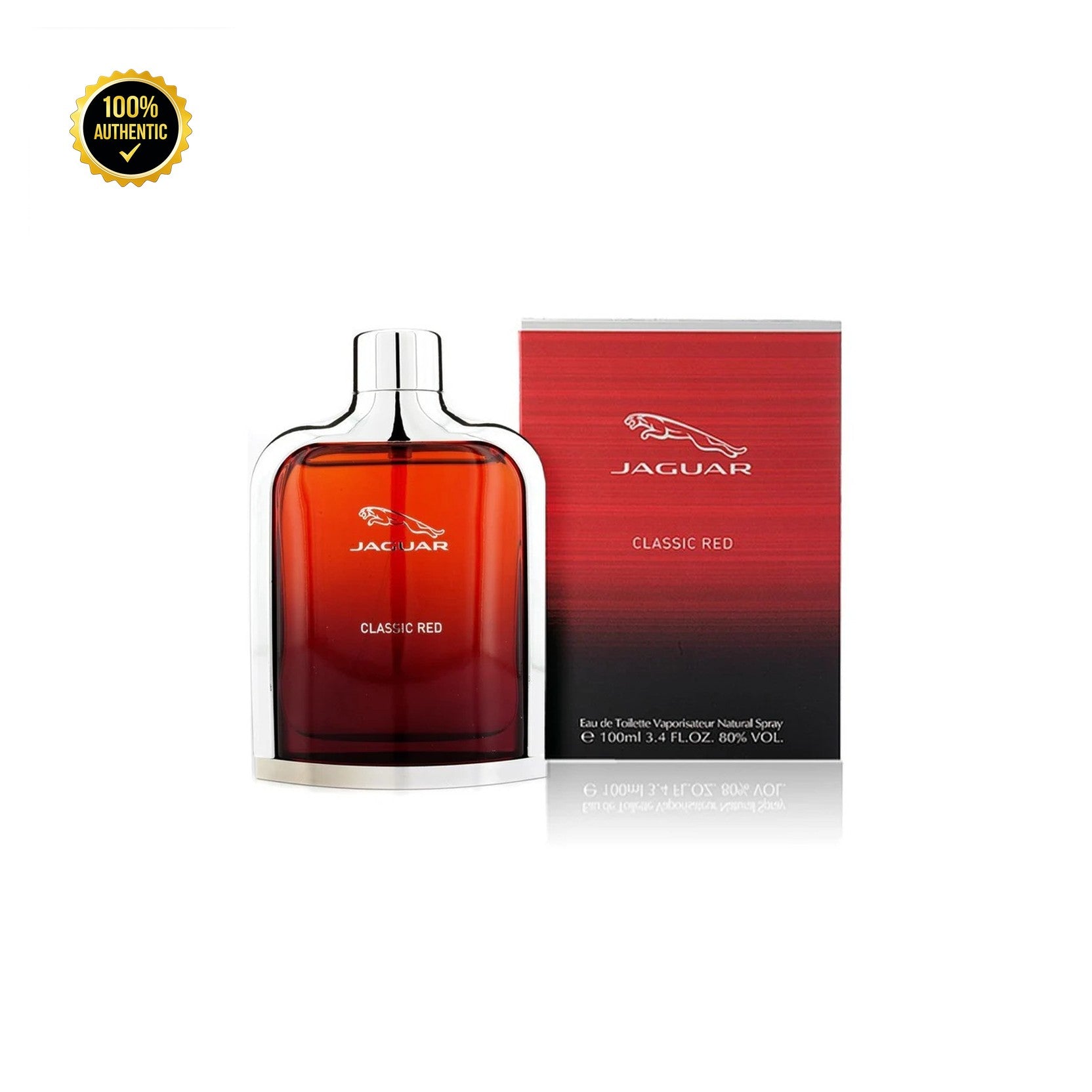 Jaguar Red 3.4oz EDT Spray for Men