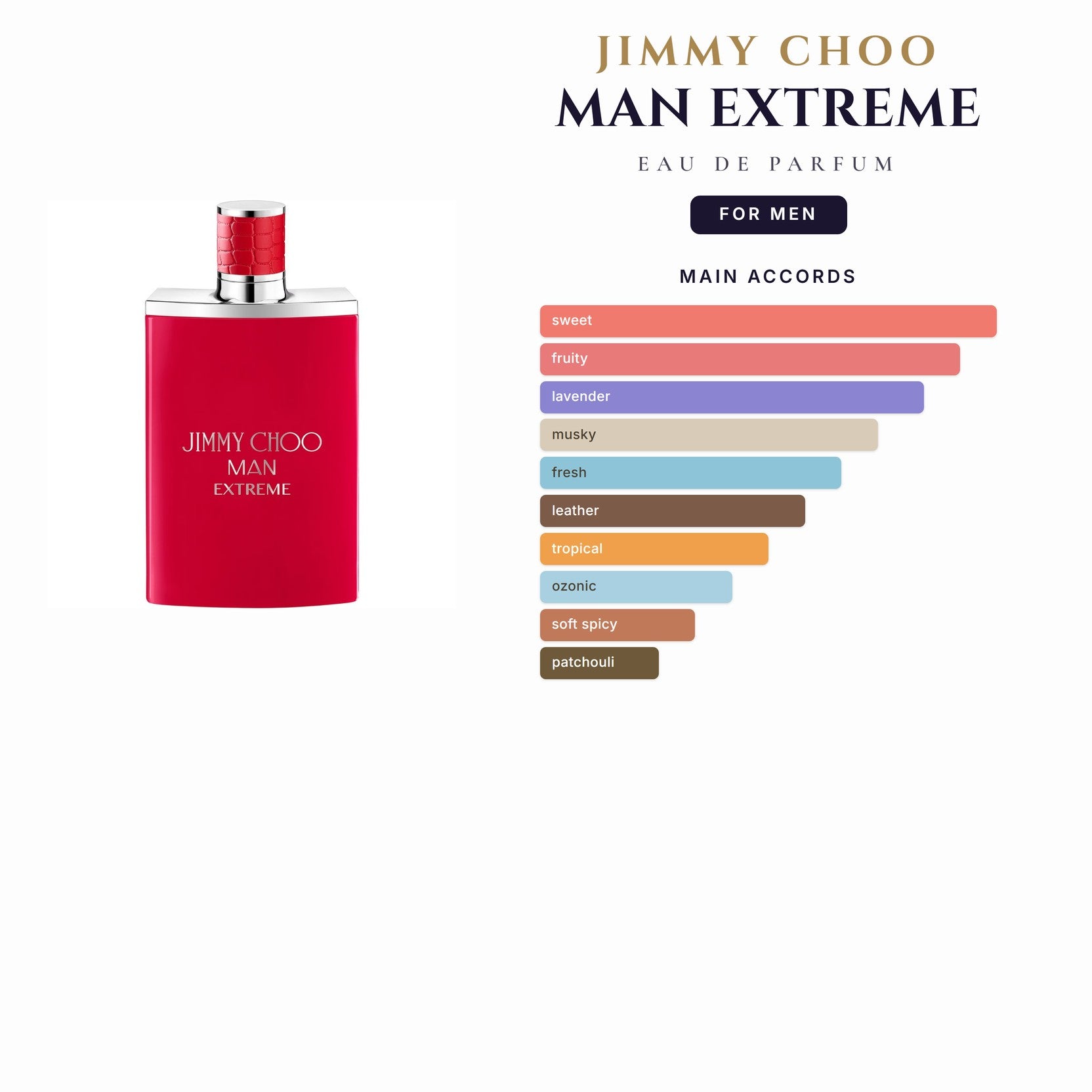 Jimmy Choo Man Extreme 6.7oz EDP Spy for Men
