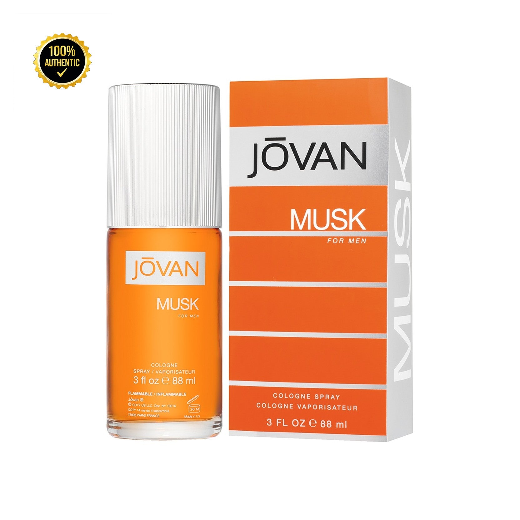 Jovan Musk 8.0oz A/S EDC Spray for Men