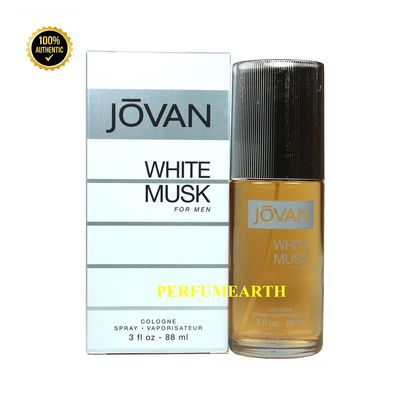 Jovan Musk White 3.0ozedc Spray for Men