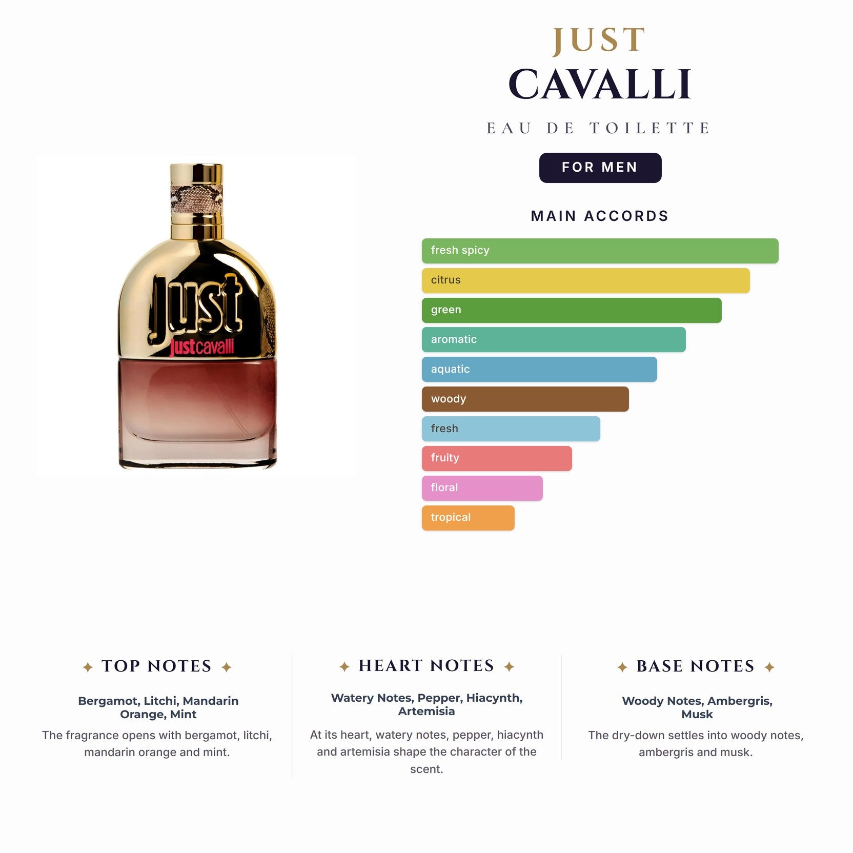 Just Cavalli 2.0 EDT Spy for Men