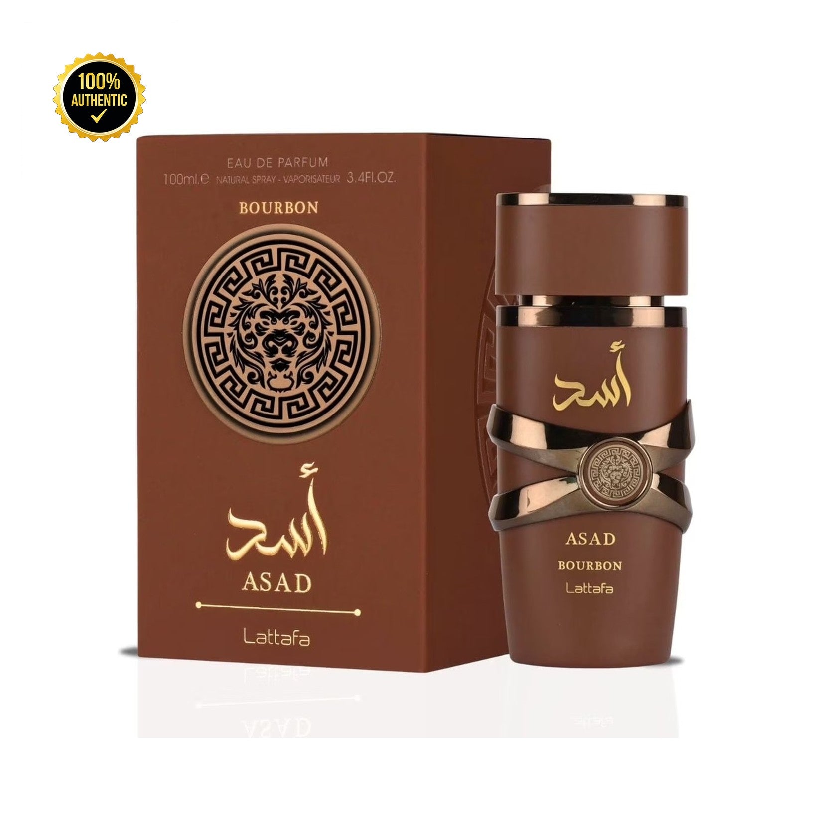 Lattafa Asad Bourbon 3.4oz EDP Spray for Men