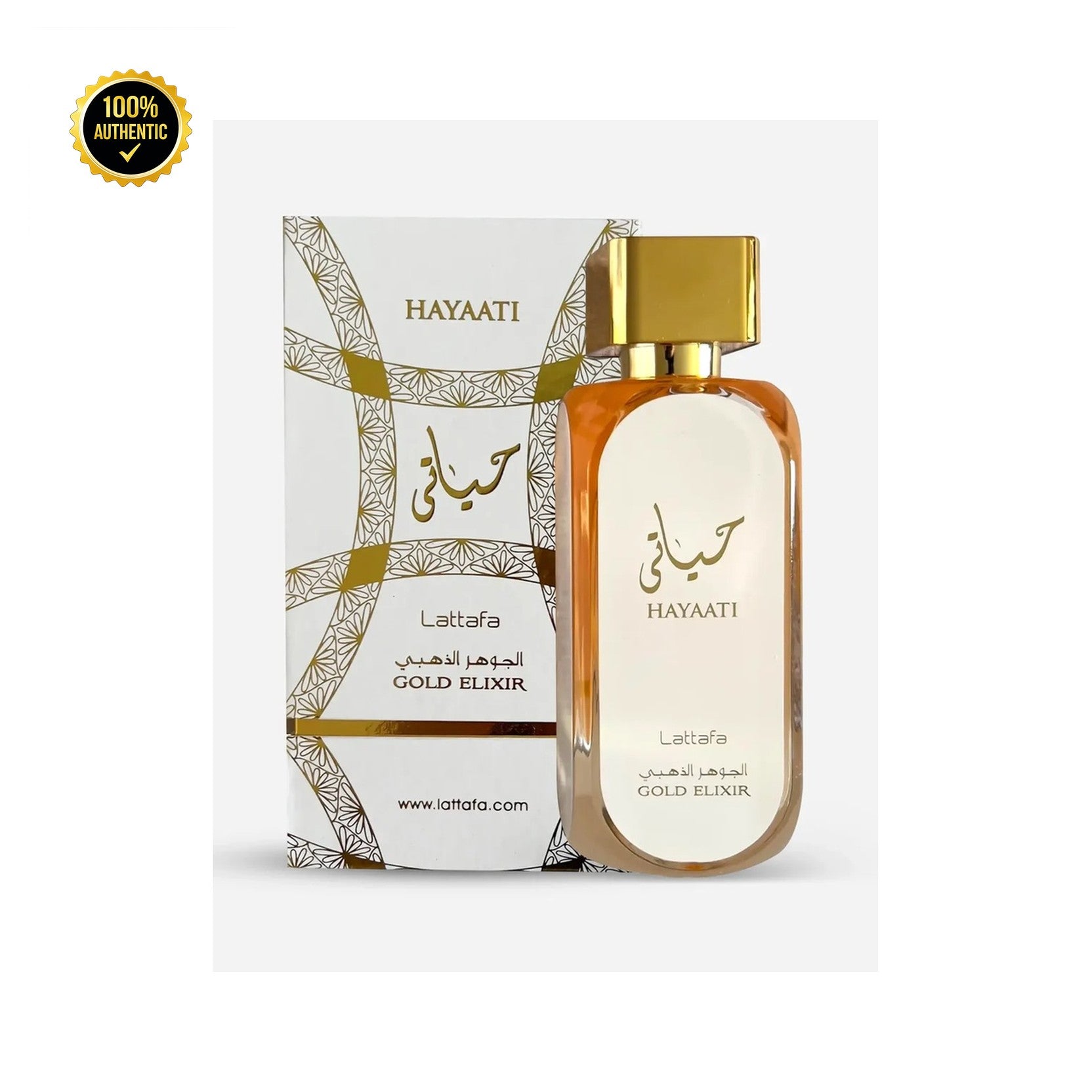 Lattafa Hayaati Gold Elixir 3.4oz EDP Spray (Like Acqua Profumo) for Men