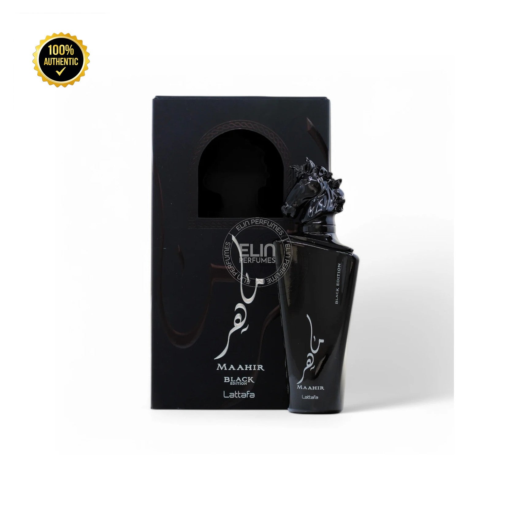 Lattafa Maahir Black 3.4oz EDP Spray (Like Terroni Orto Parisi) for Men