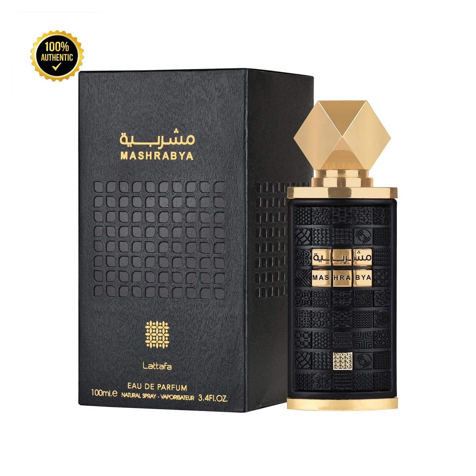 Lattafa Mashrabya 3.4oz EDP Spray for Men