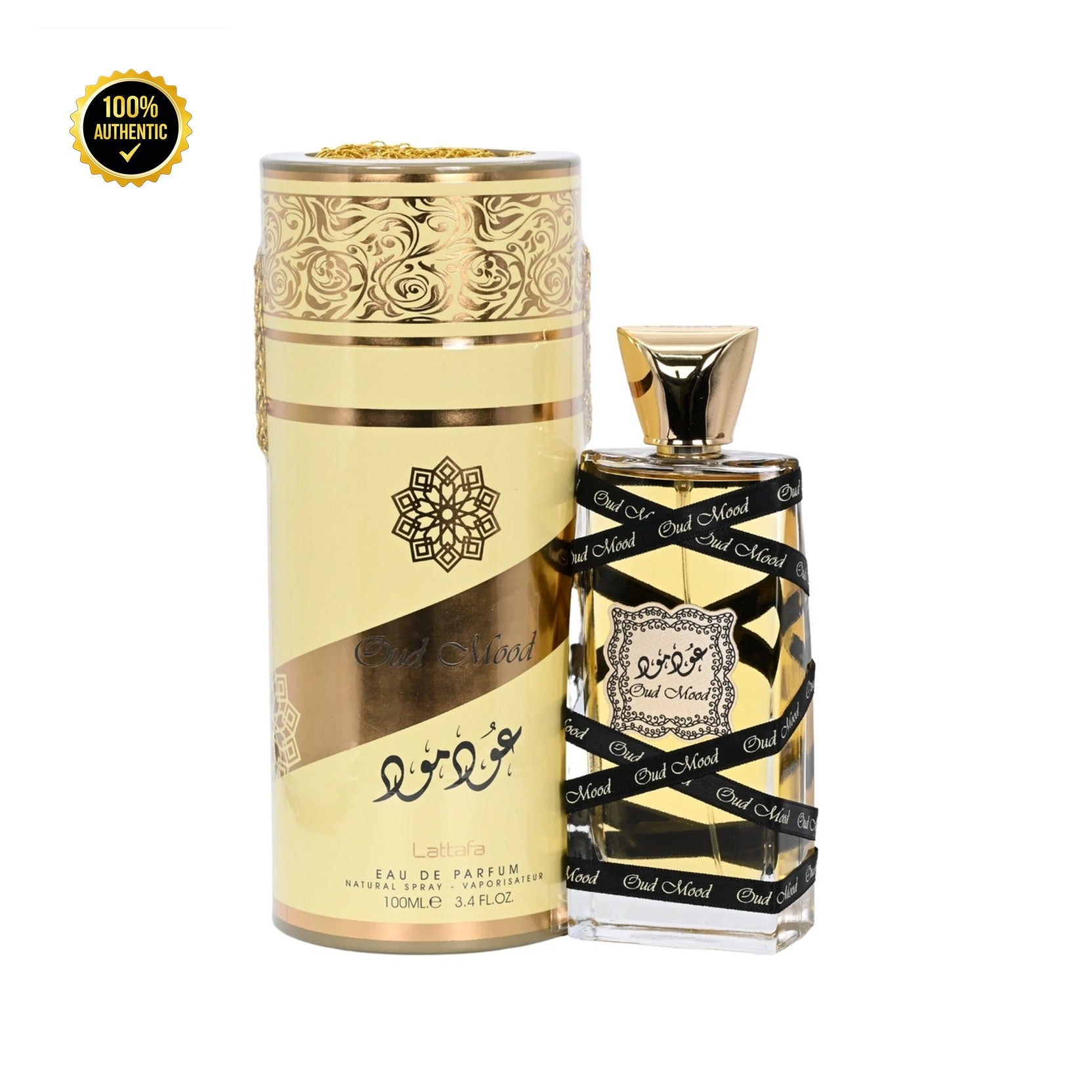 Lattafa Oud Mood 3.4oz EDP Spray for Men