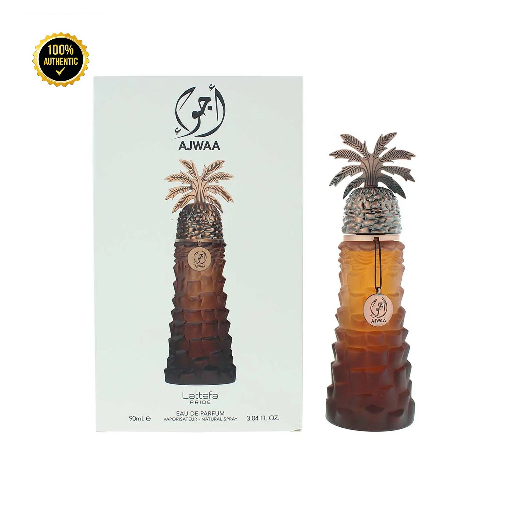 Lattafa Pride Ajwaa 3.0oz EDP Spray (Like Tom Ford Amber Intrigue) for Men