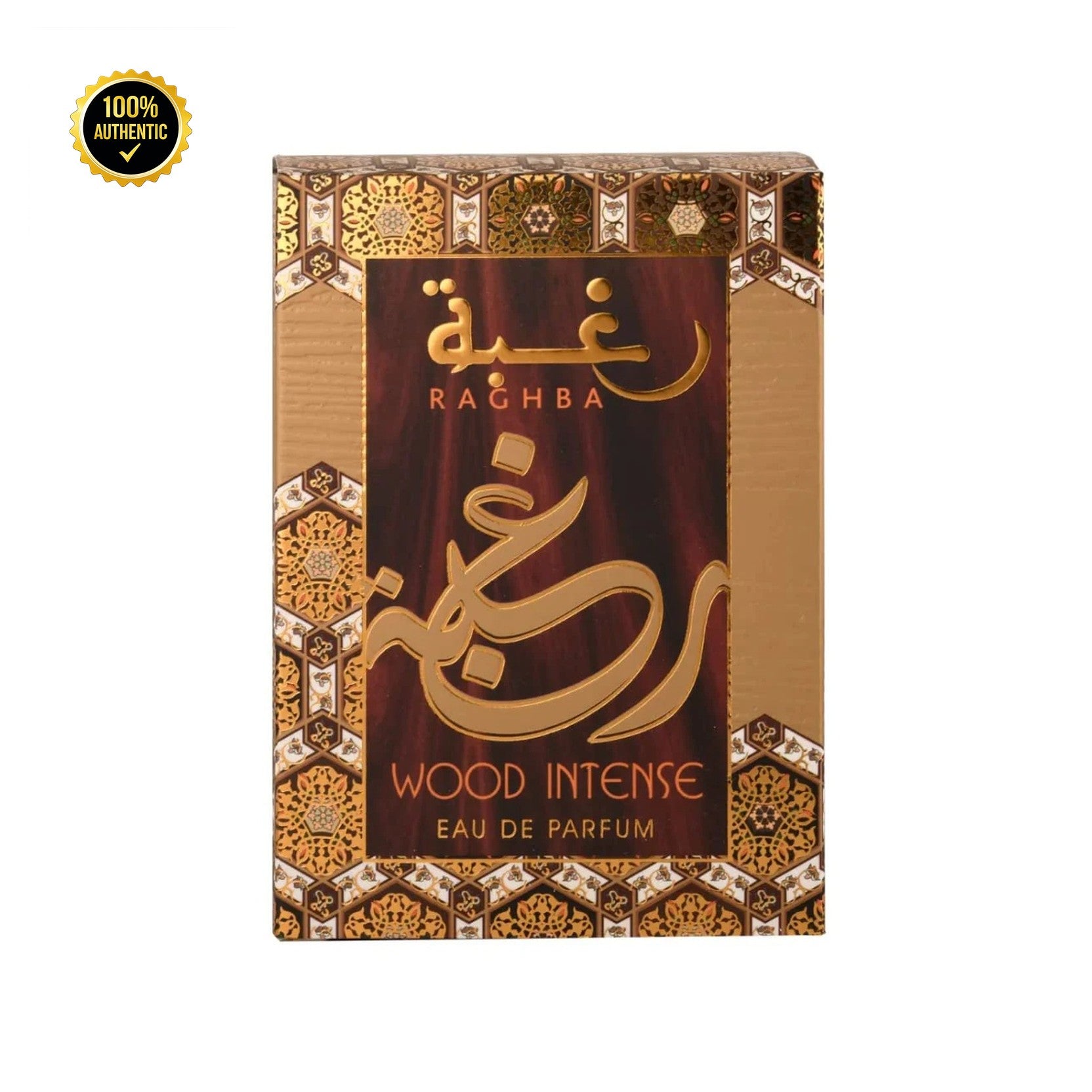 Lattafa Raghba Wood Intense 3.4oz EDP Spray for Men
