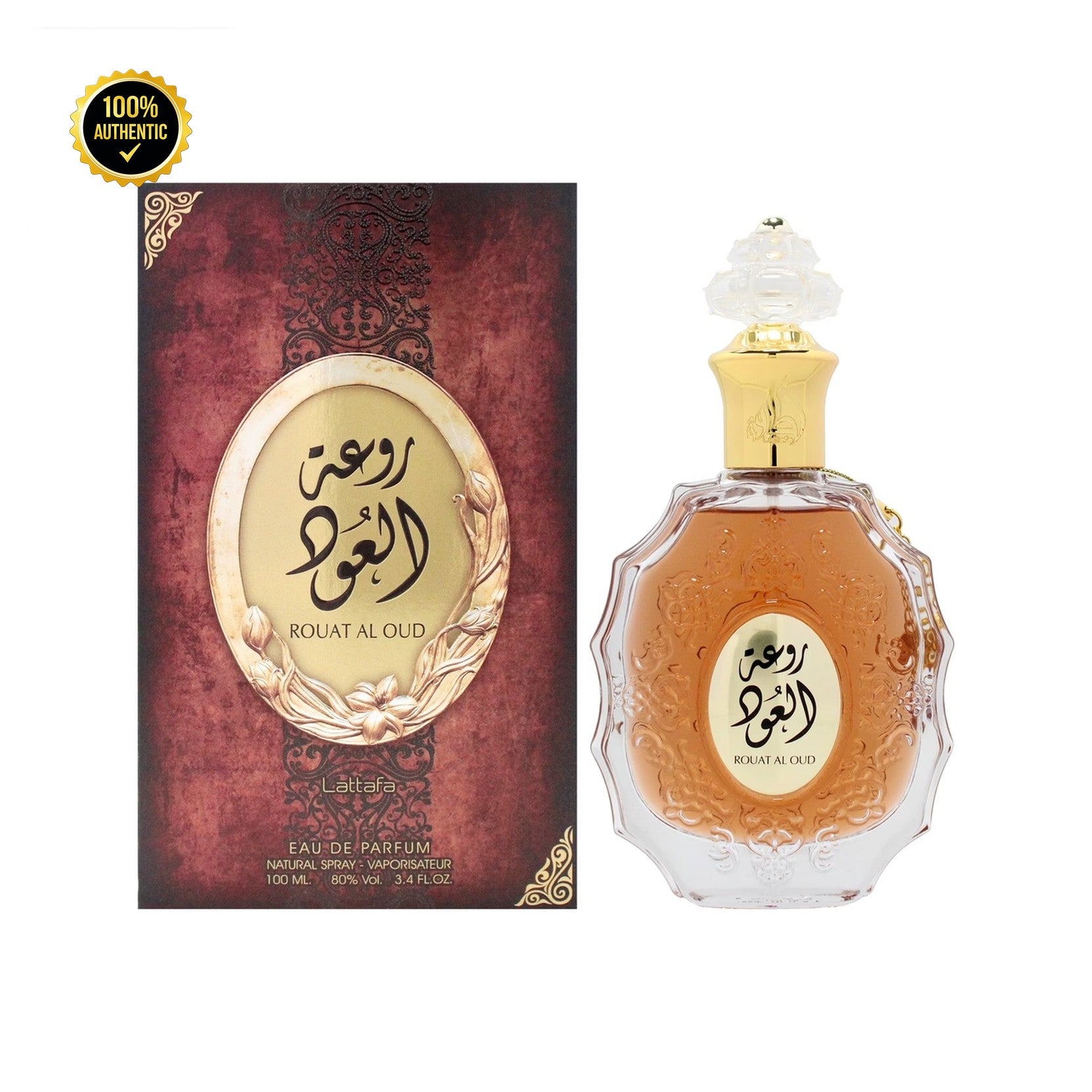 Lattafa Rouat Al Oud 3.4oz EDP Spray for Men