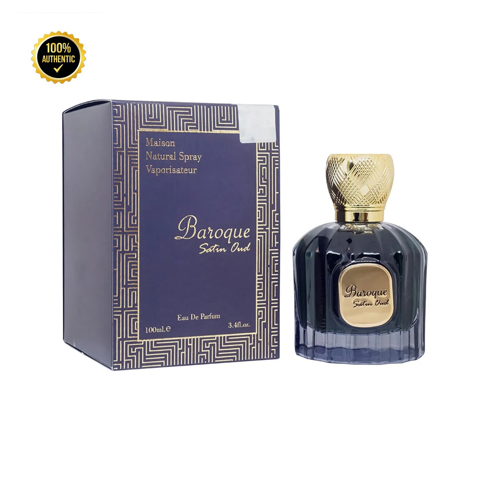 Maison Alhambra Barouque Satin Oud 3.4oz EDP Spray for Men