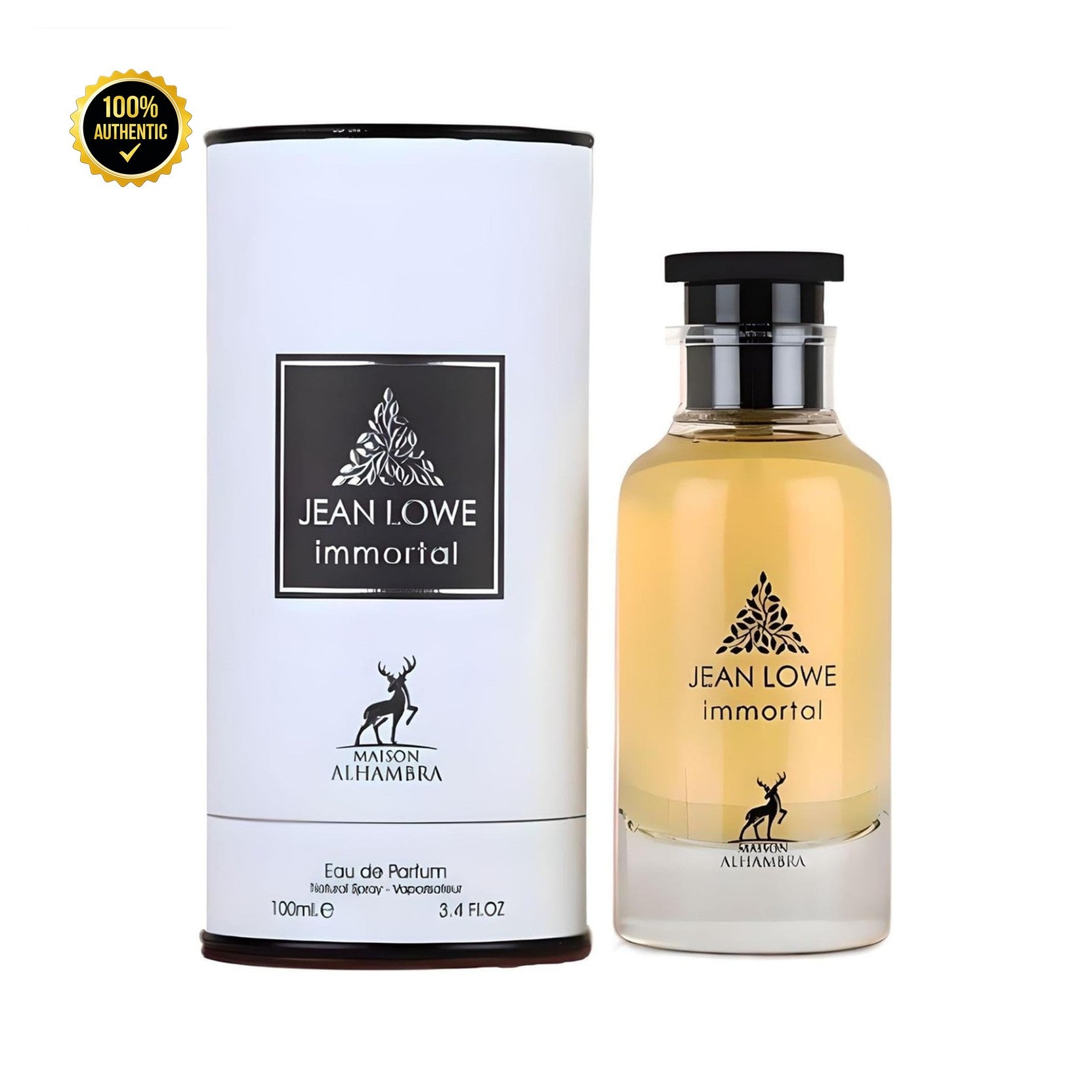 Maison Alhambra Jean Lowe Immortal 3.4oz EDP Spray for Men