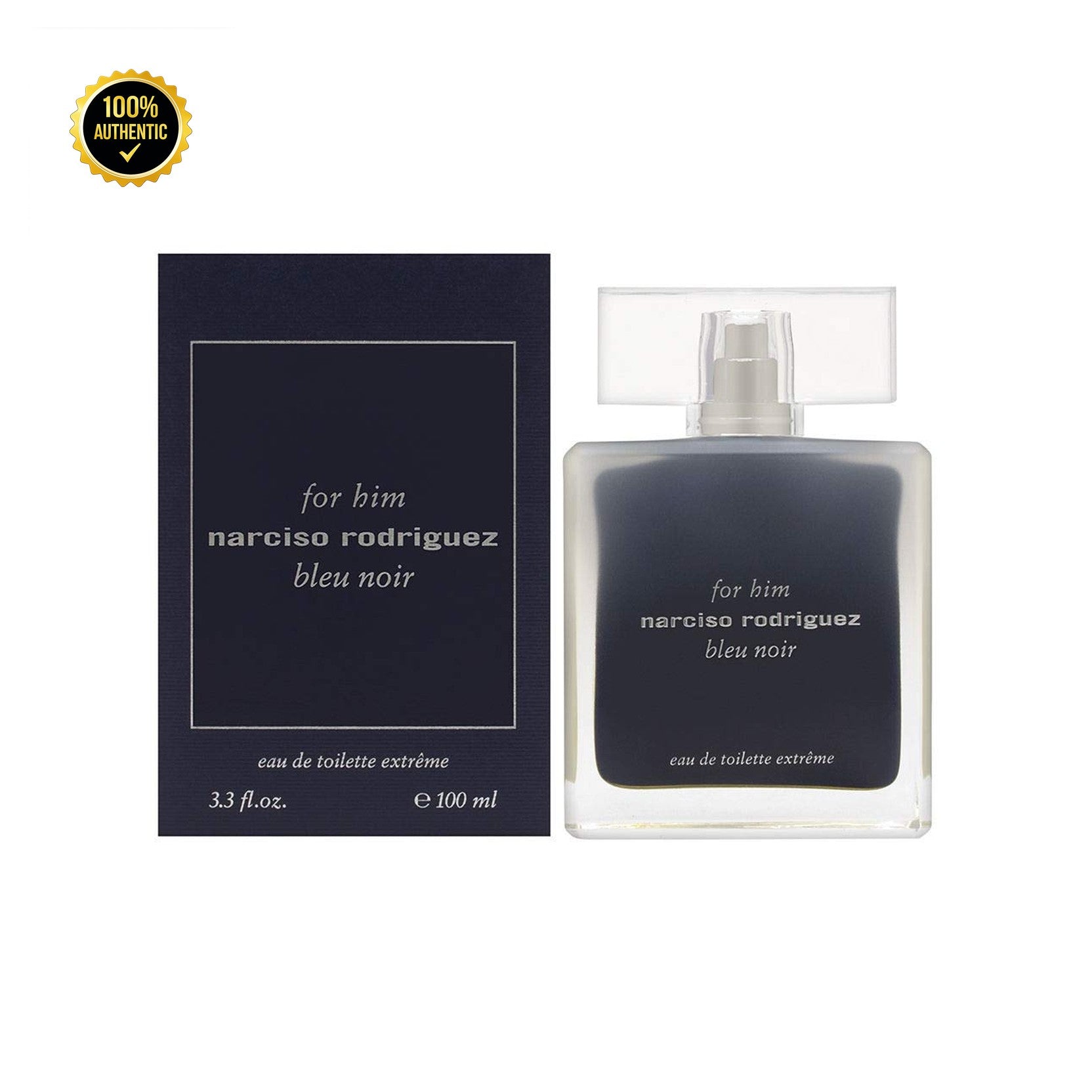 Narciso Rodriguez Bleu Noir 3.4oz EDT Spray for Men