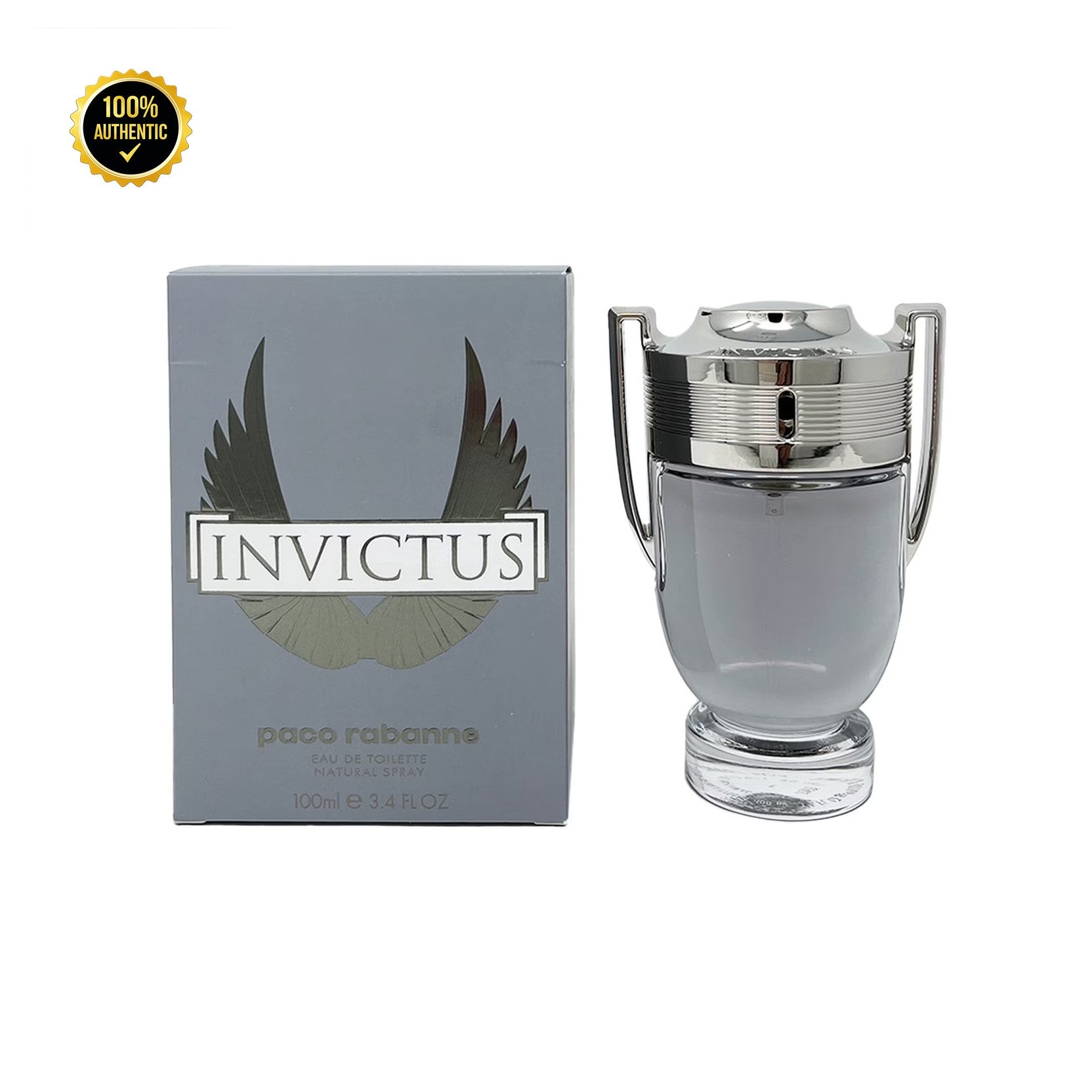 Paco Invictus 3.4oz EDT Spray for Men
