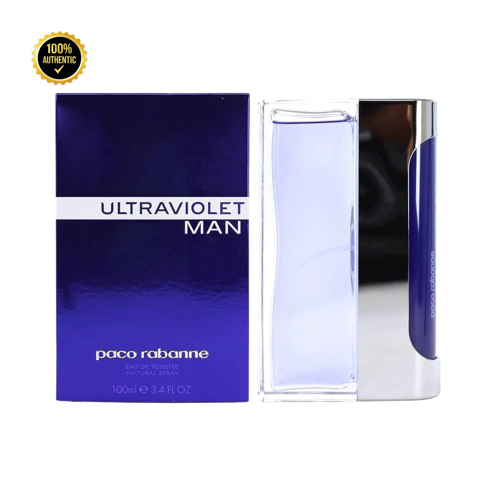 Paco Ultraviolet 3.4oz EDT Spray for Men