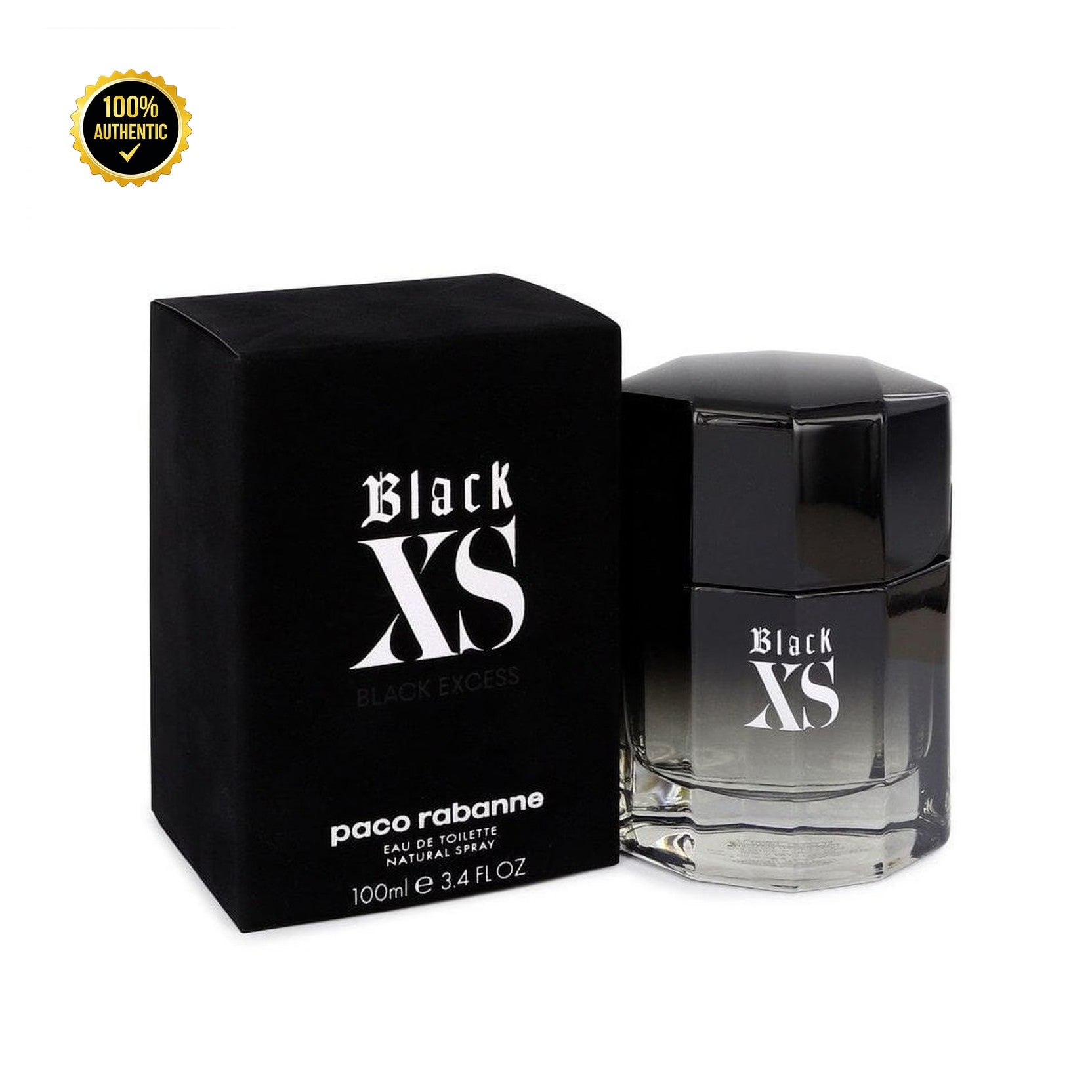 Paco Xs Black Los Angeles Ed. 3.4oz EDT Spray for Men