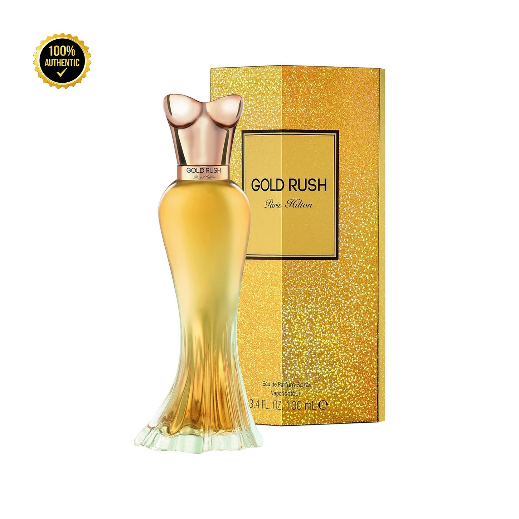 Paris Hilton Gold Rush 3.4oz EDT Spray for Men
