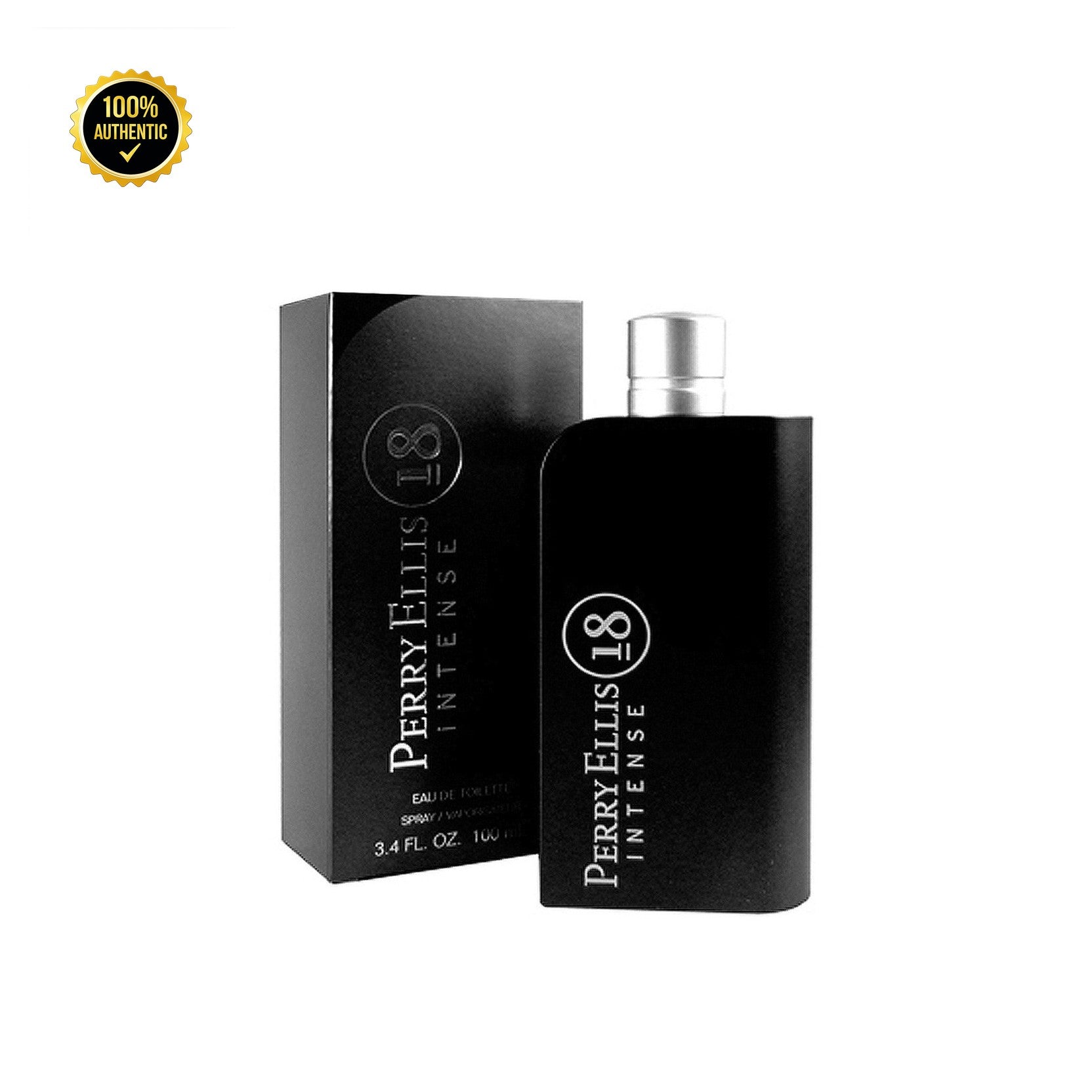 Perry Ellis 18 Intense 3.4oz EDT Spray for Men
