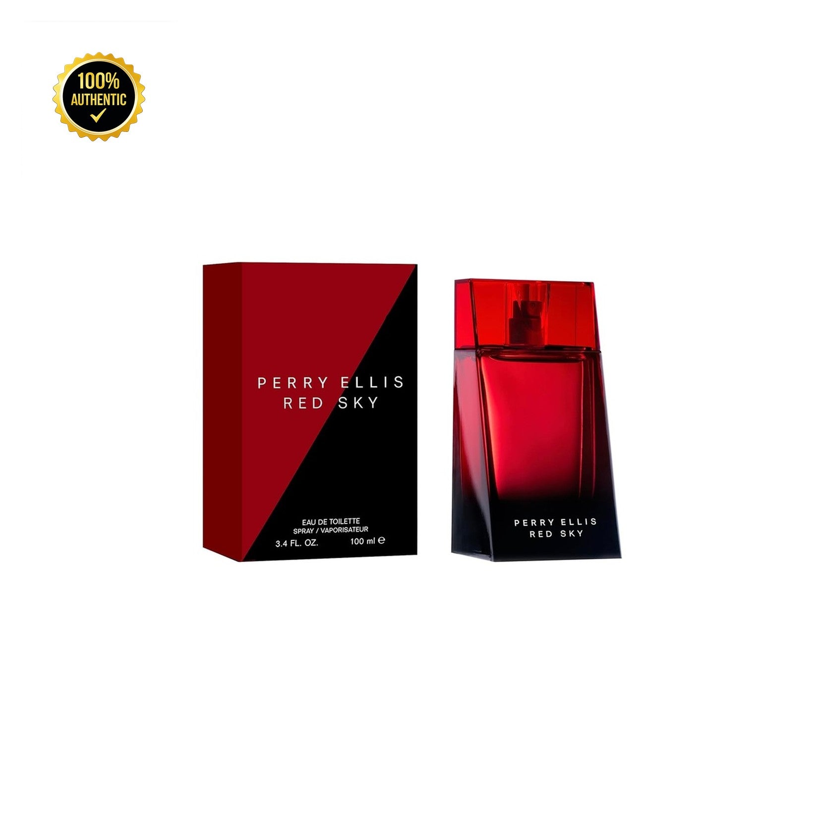 Perry Ellis Red Sky 3.4oz EDT Spray for Men