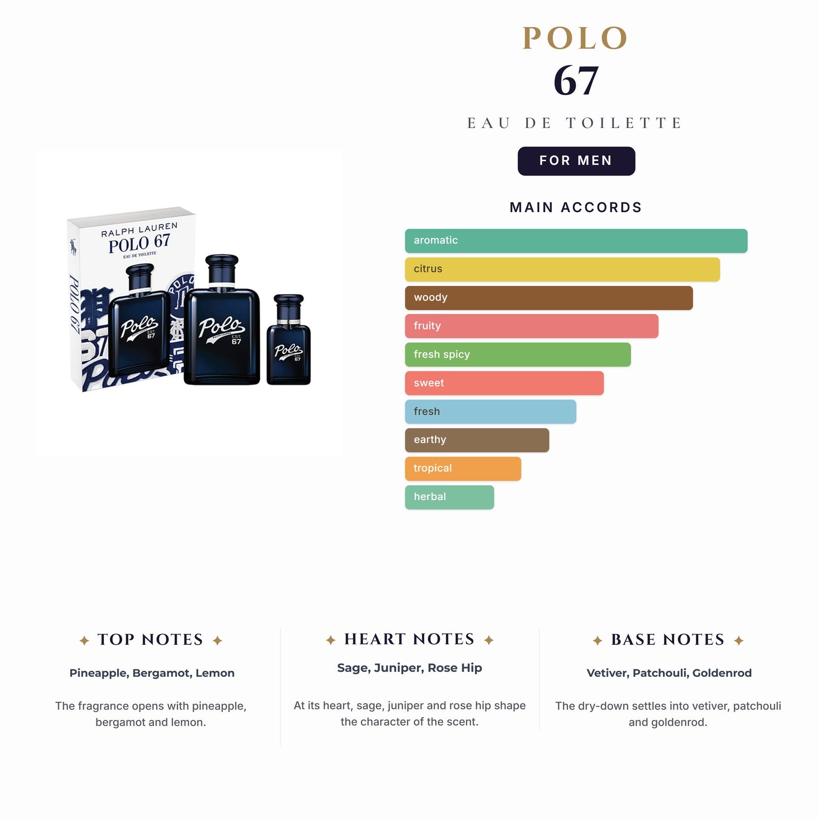 Polo 67 4.2oz EDT Spray for Men