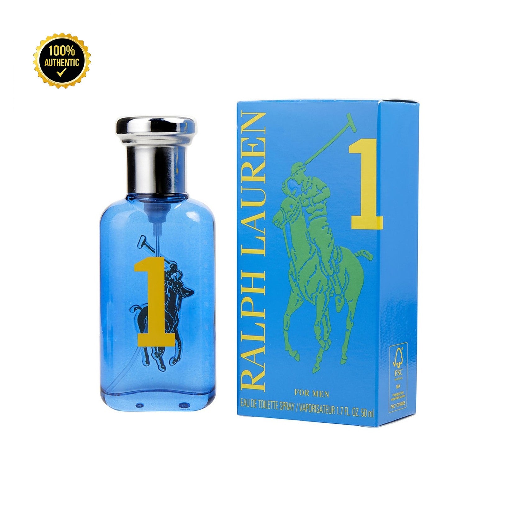 Polo Big Pony #1 3.4oz EDT Spray for Men