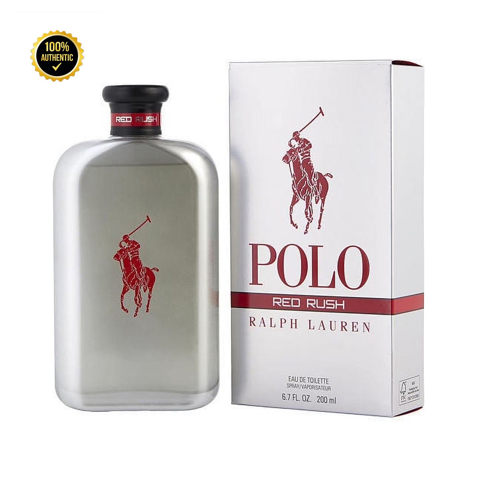 Polo Red Rush 4.2oz EDT Spray (2 Left) for Men