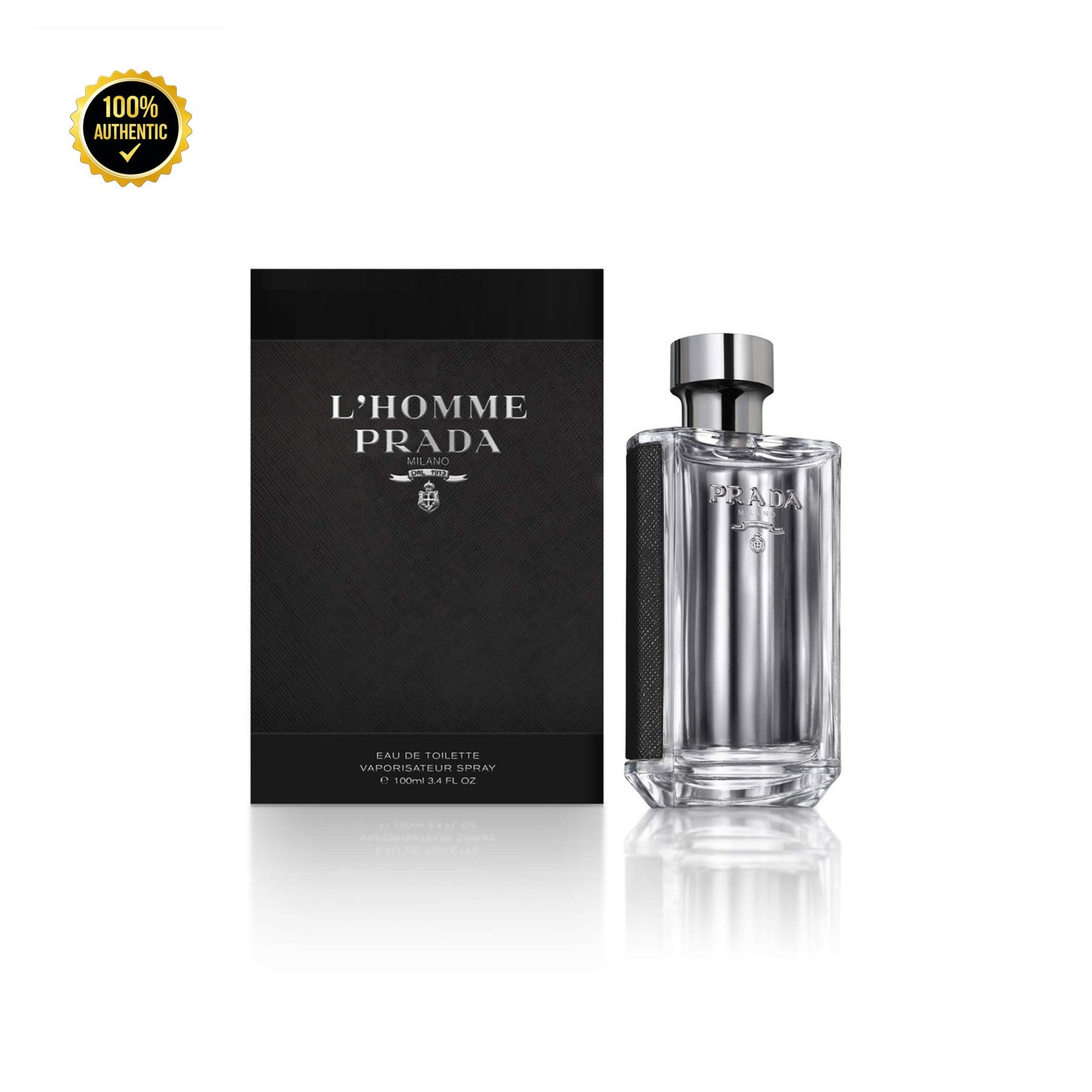 Prada L'Homme L'Eau 3.4oz EDT Spray (24Pcs Only) for Men
