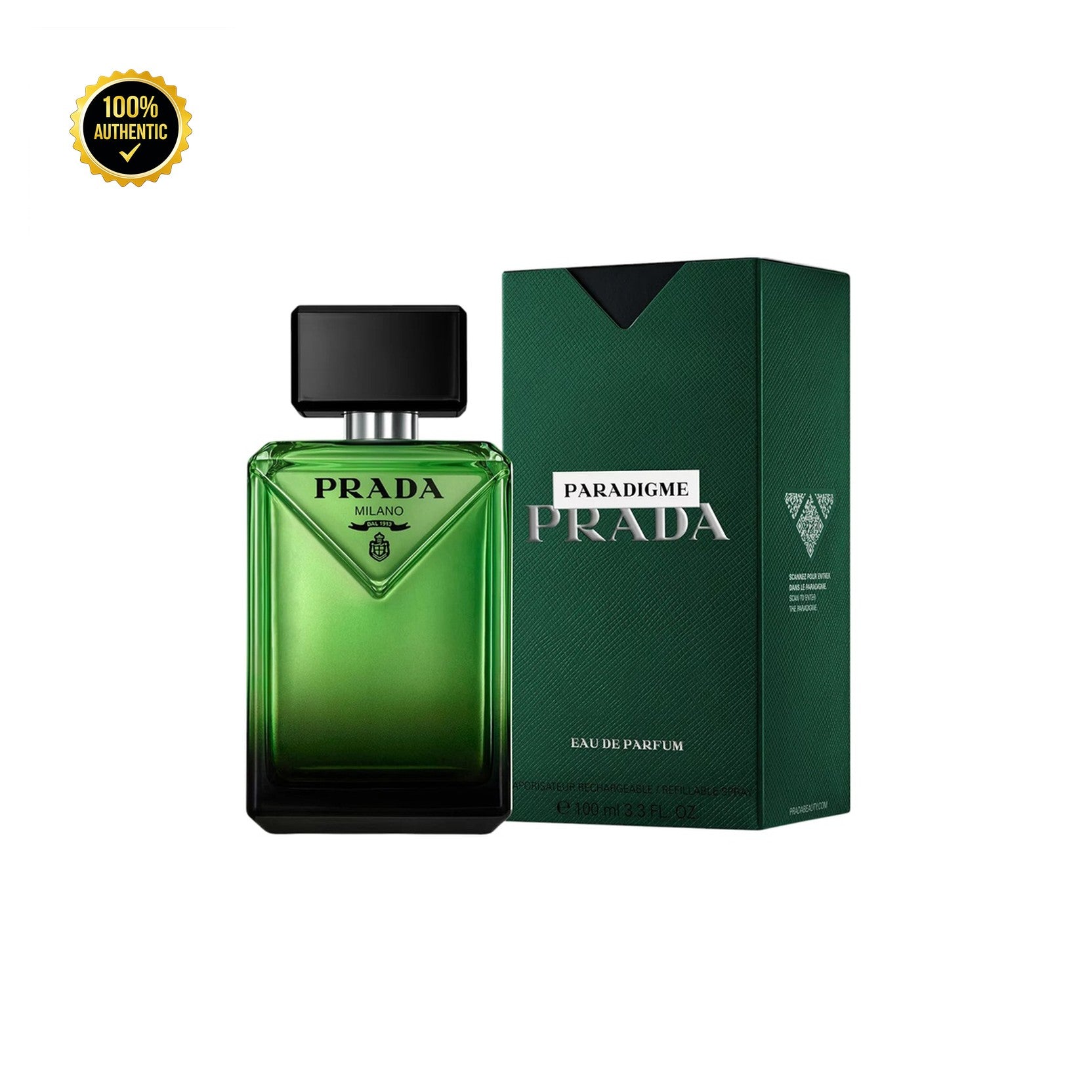 Prada Paradigme 3.4oz EDP Spray for Men